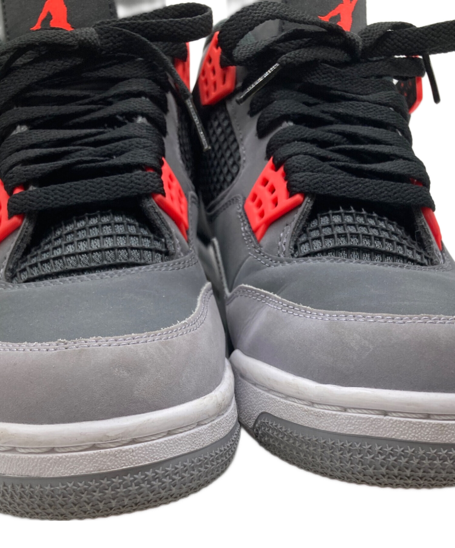中古・古着通販】NIKE (ナイキ) ハイカットスニーカー ブラック×グレー
