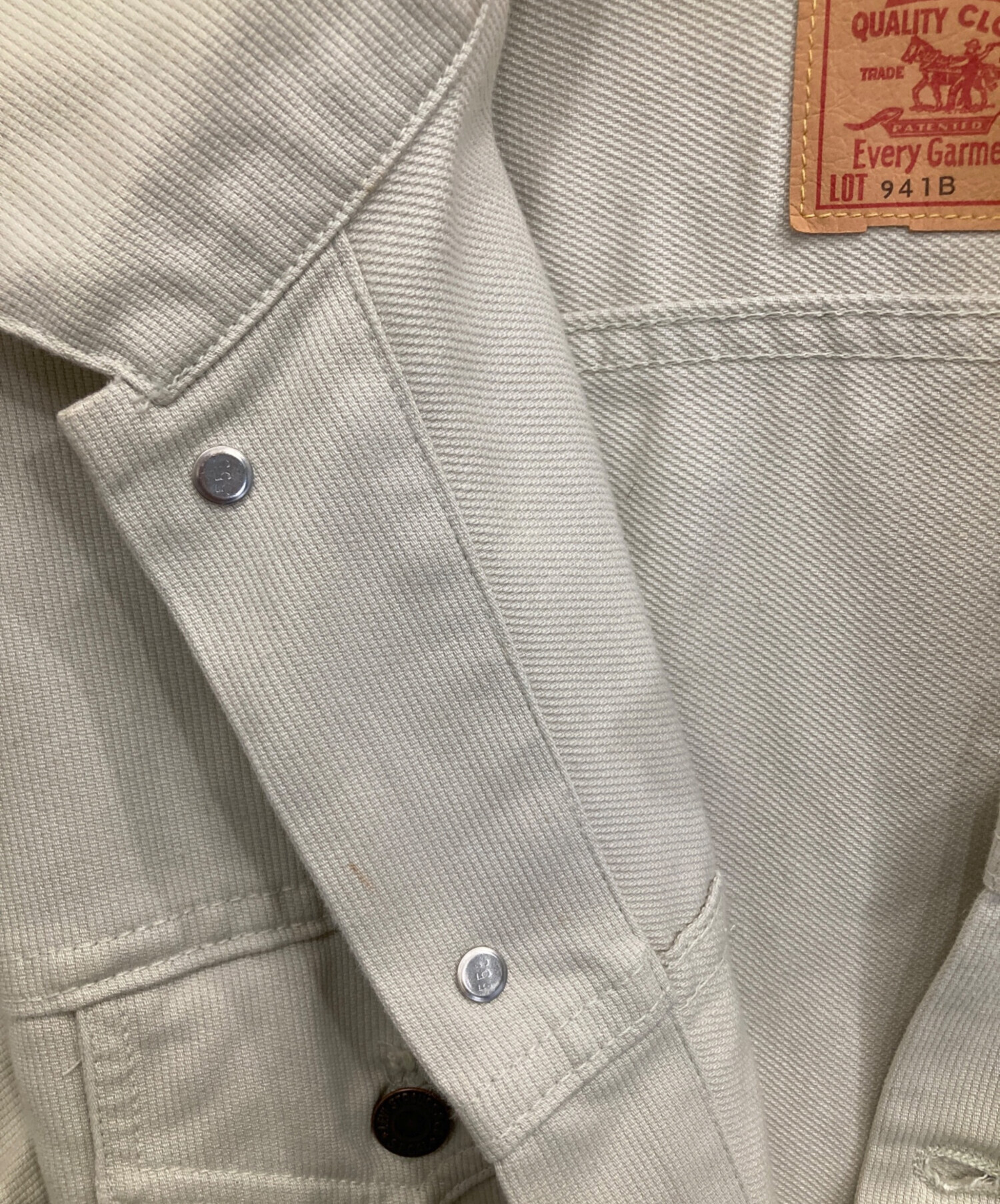 中古・古着通販】LEVI'S (リーバイス) ピケジャケット アイボリー