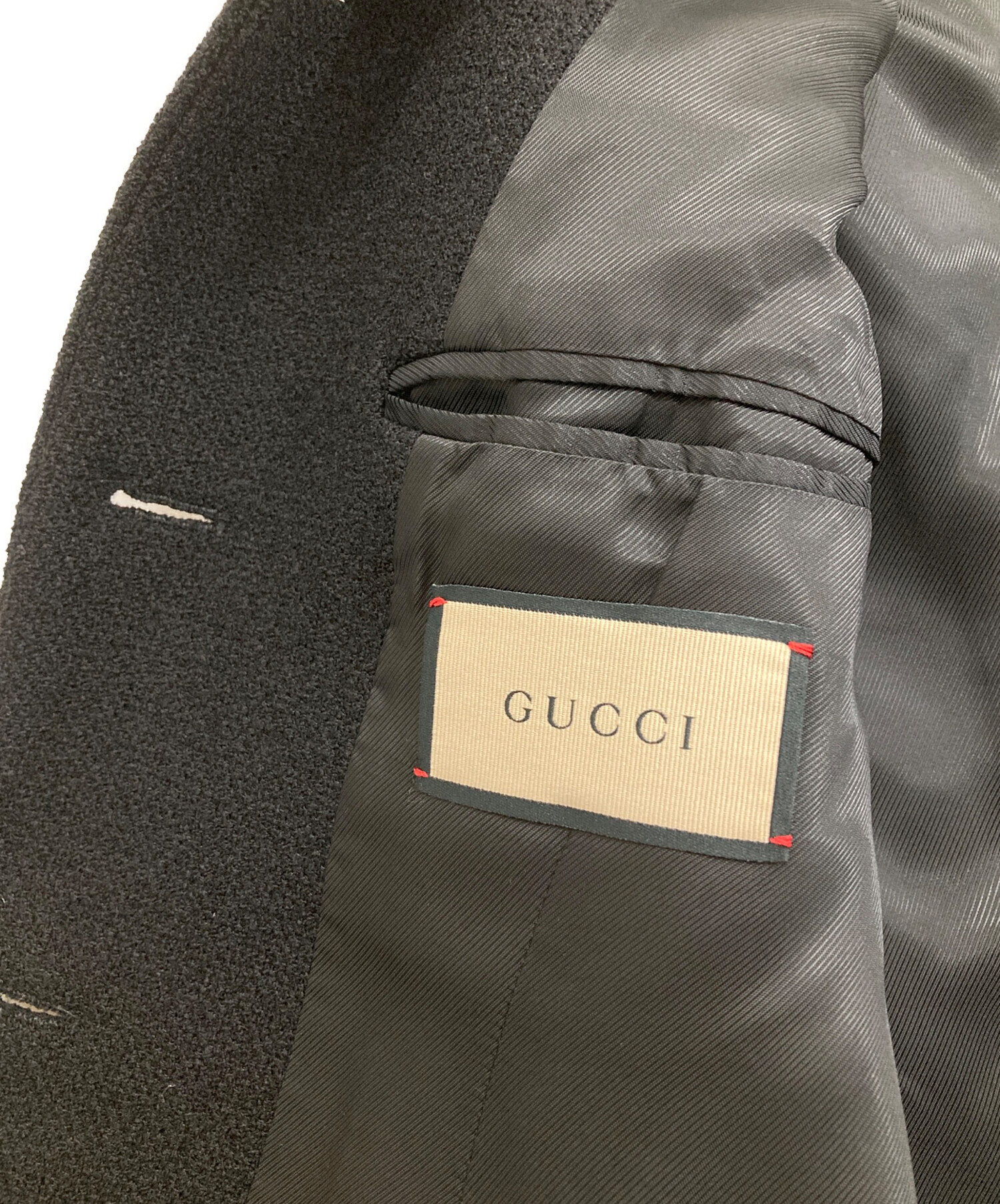 中古・古着通販】GUCCI (グッチ) ウールツイードセットアップ ブラック