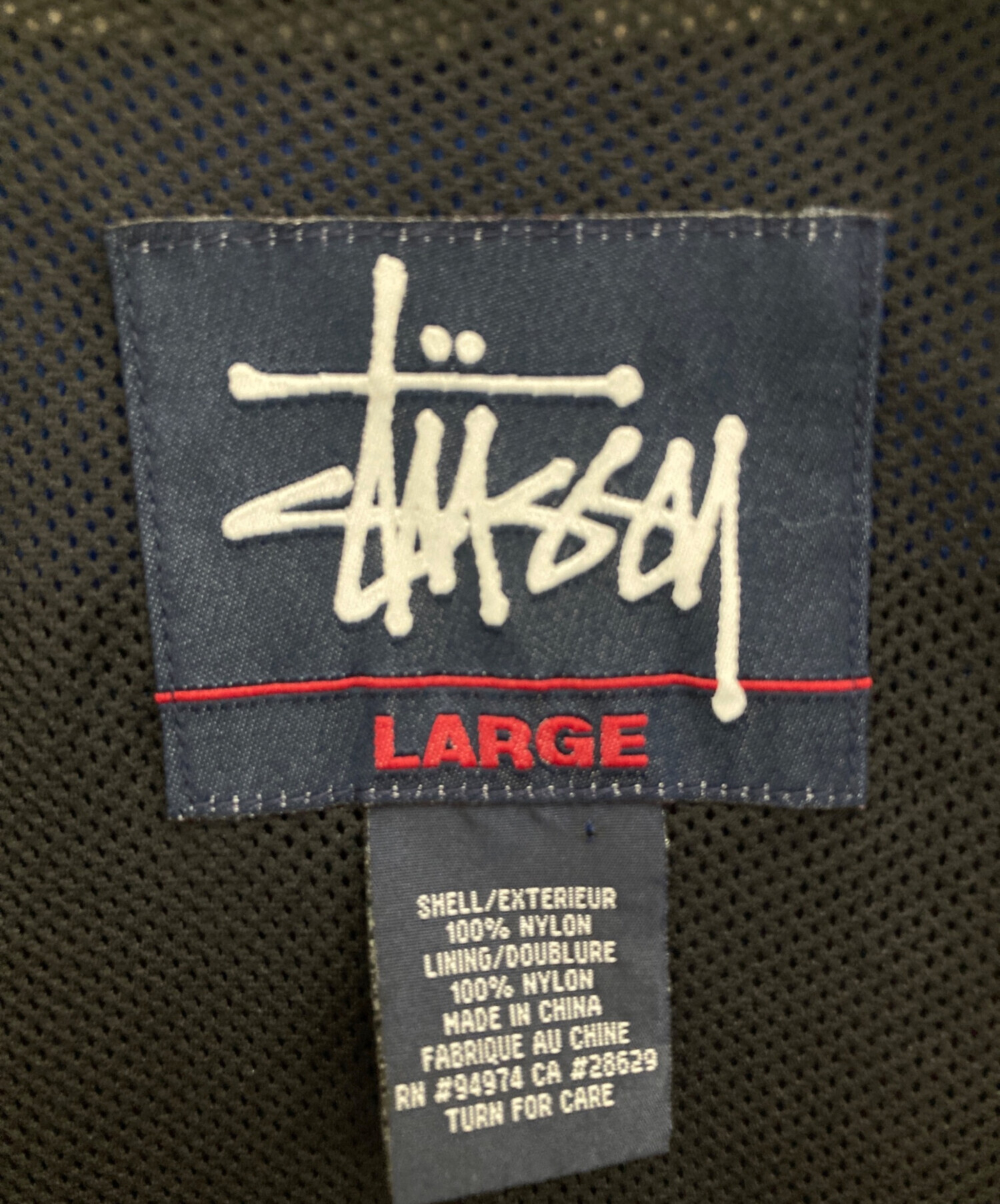 中古・古着通販】stussy (ステューシー) ナイロンジャケット ブルー 