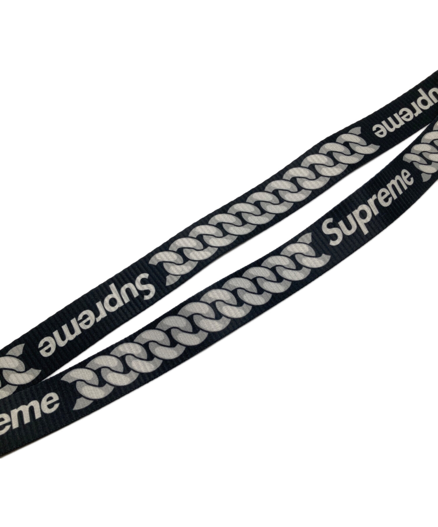 中古・古着通販】SUPREME (シュプリーム) ネックストラップ ブラック