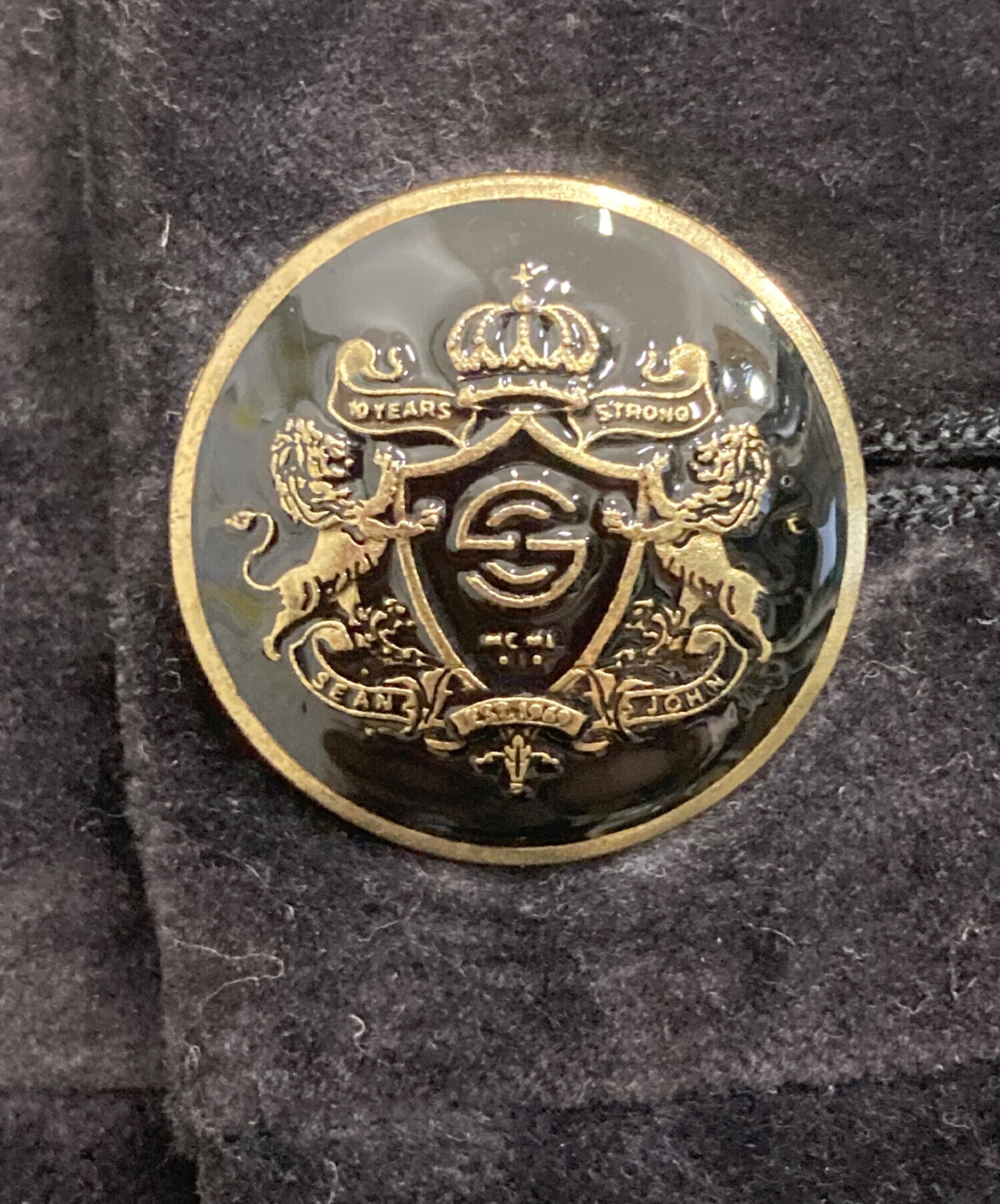 中古・古着通販】SEAN JOHN (ショーンジョン) ベロアパンツ ブラック