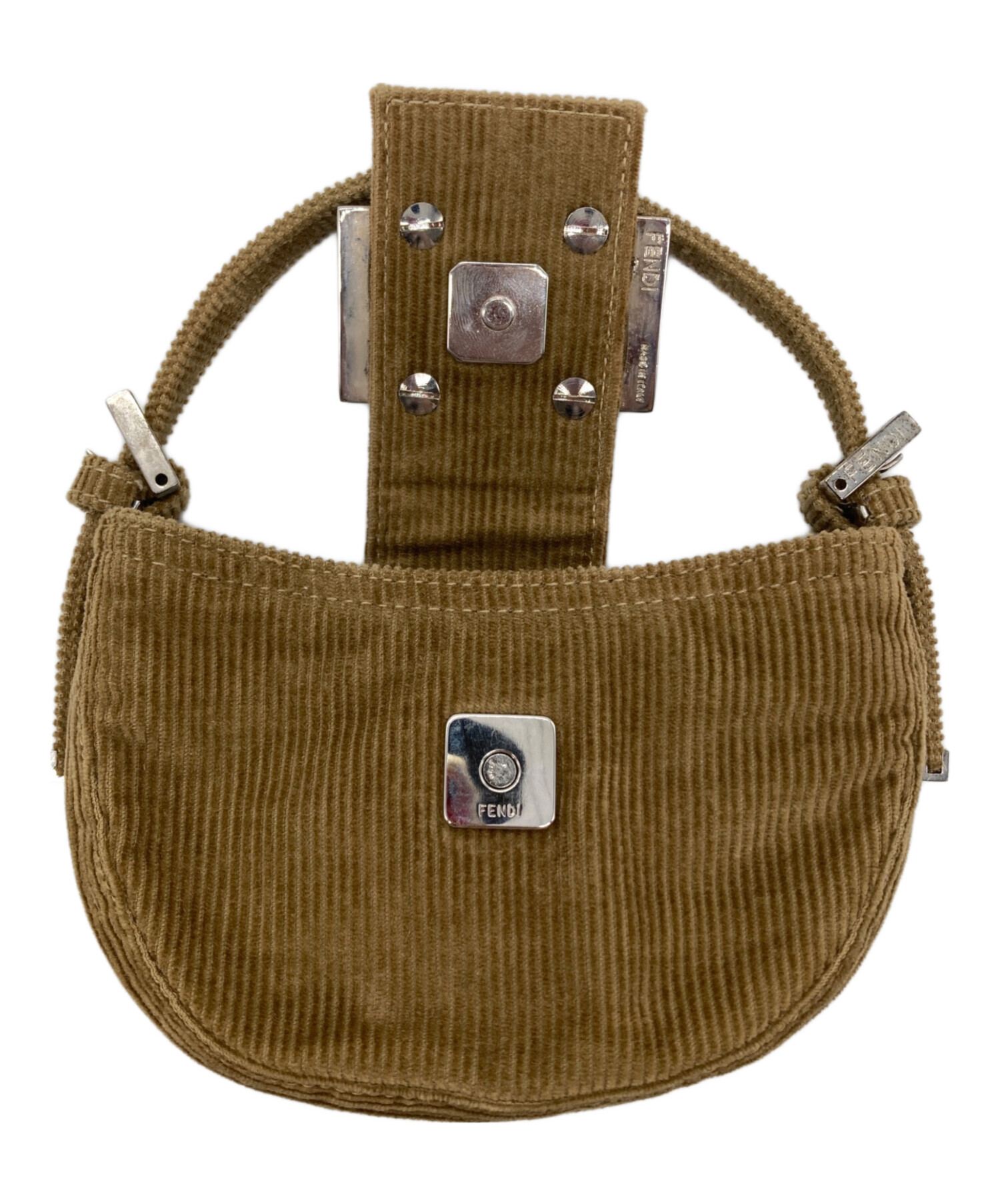 中古・古着通販】FENDI (フェンディ) ミニバッグ ブラウン｜ブランド 