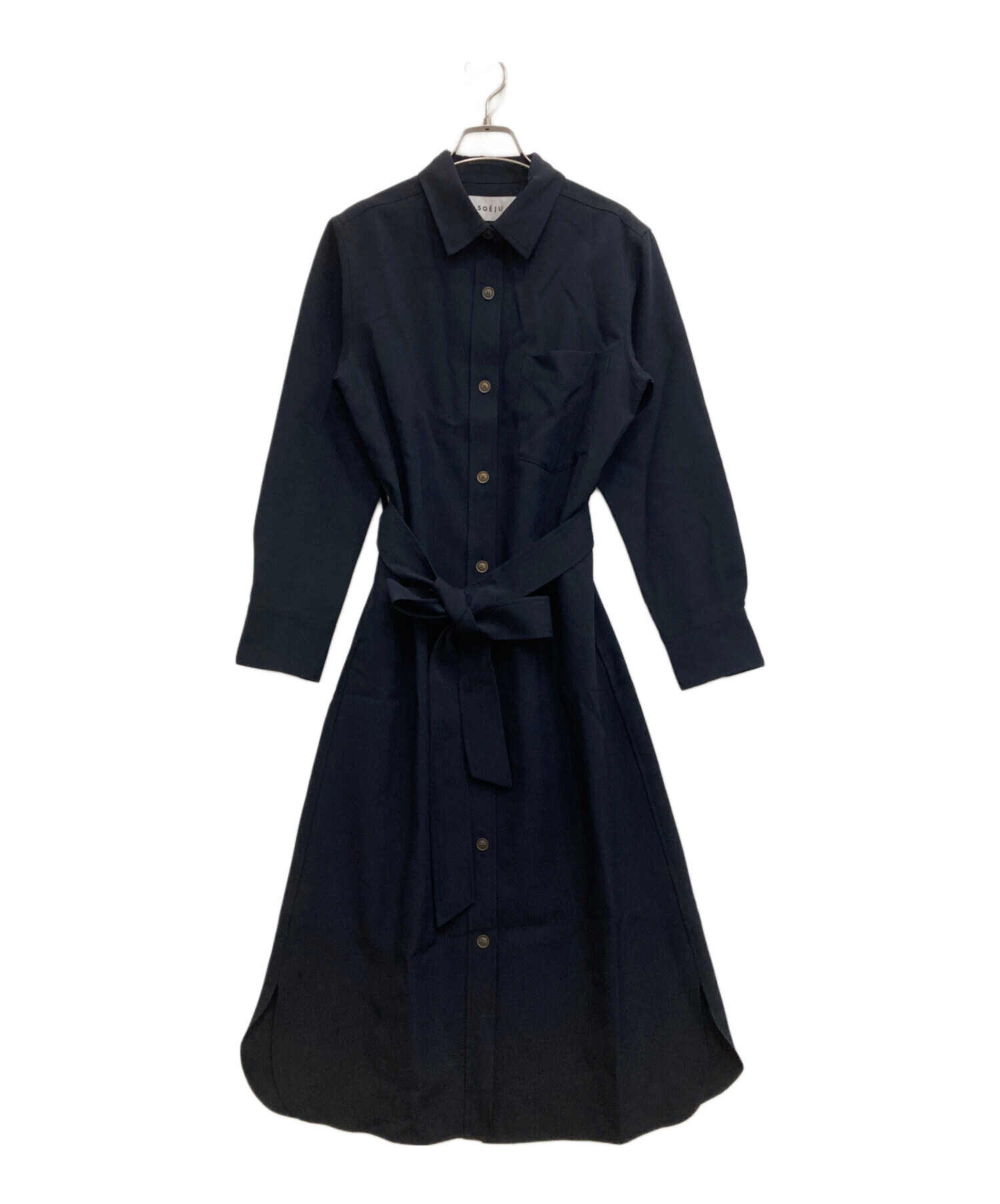 中古・古着通販】SOEJU (ソージュ) ソフトオックスシャツワンピース