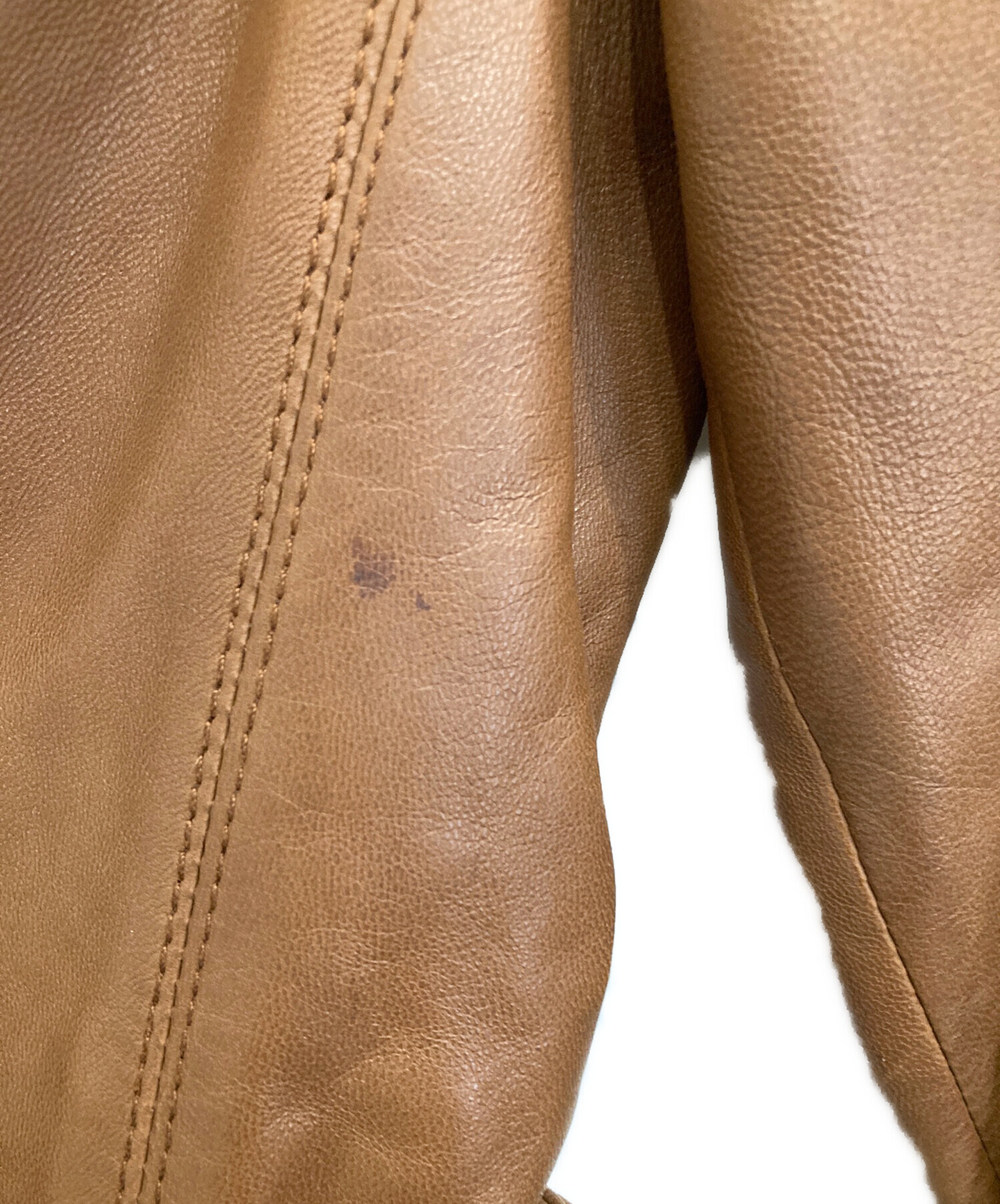 中古・古着通販】COLE HAAN (コールハーン) ラムレザートレンチコート