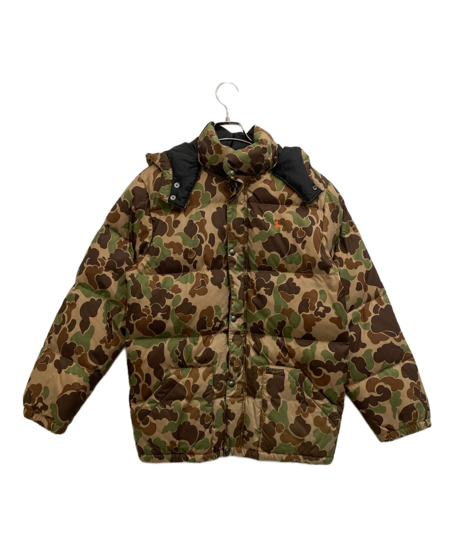 Polo Ralph Lauren ダウン ジャケット キッズ カモフラ 美品 格*)様 希少レア‼️ポロ ラルフローレン キッズ 130cm カモフラ柄 ダウ
