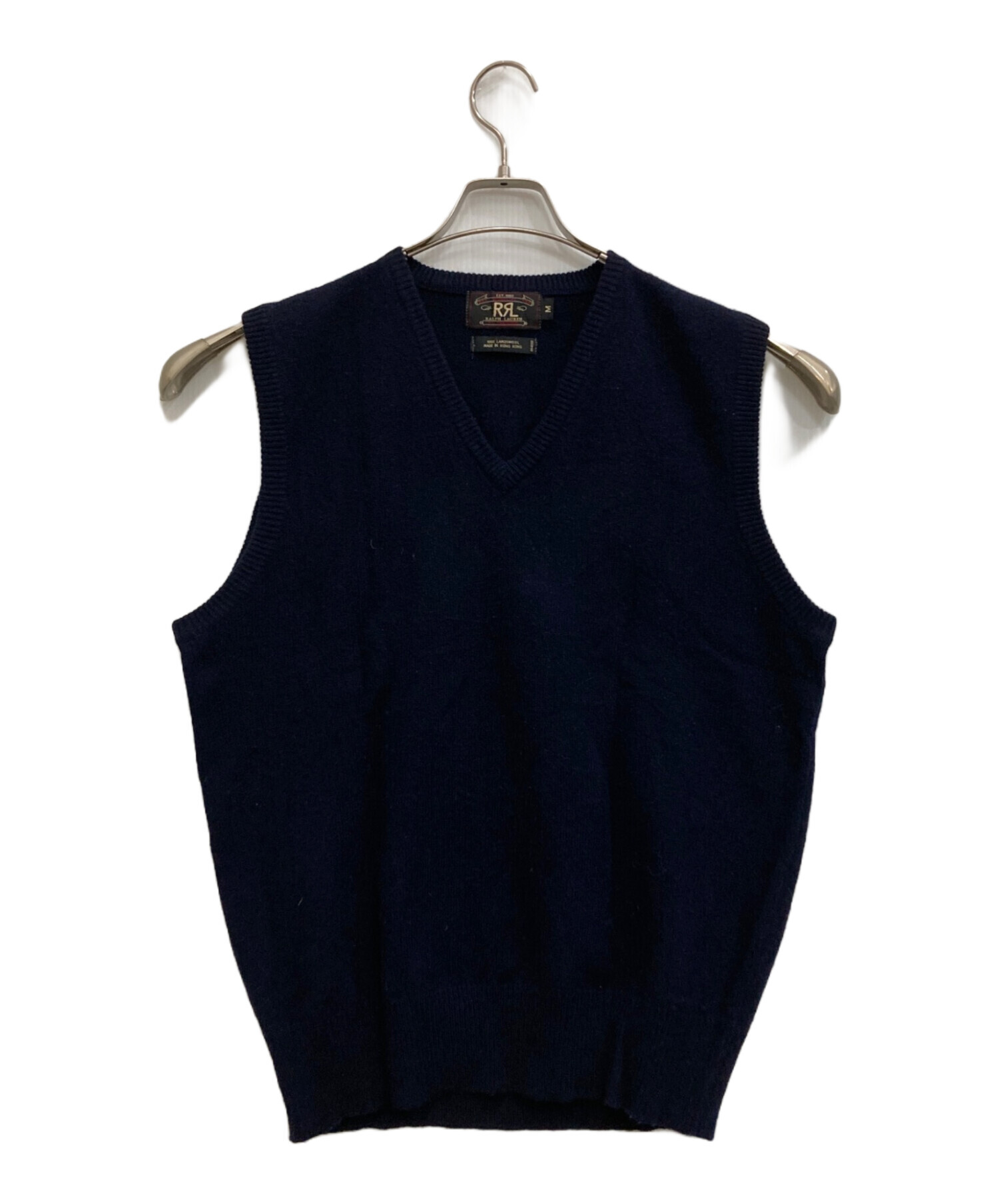 中古・古着通販】RRL (ダブルアールエル) ウールベスト ネイビー