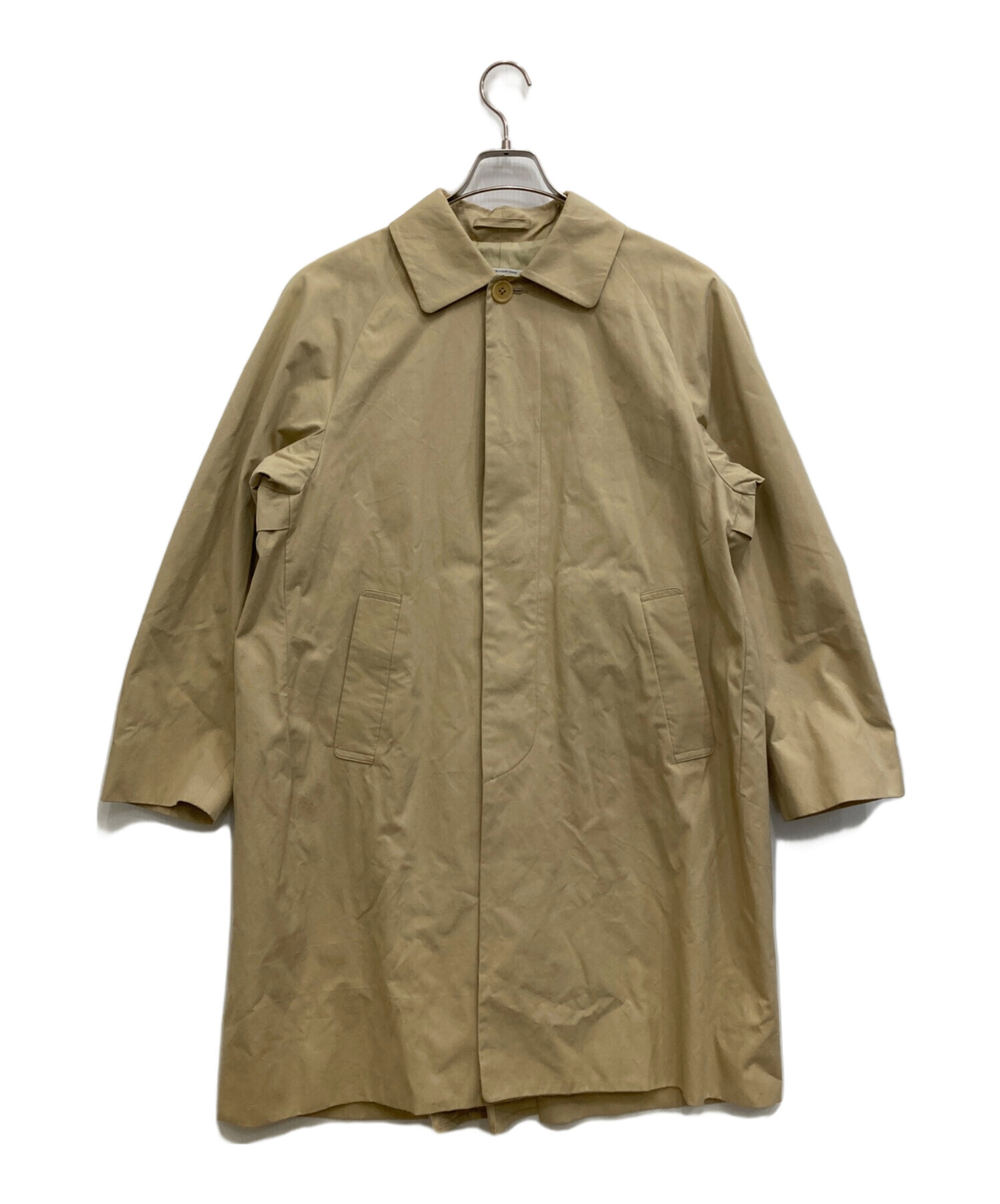 中古・古着通販】YAECA (ヤエカ) ステンカラーコート ベージュ サイズ