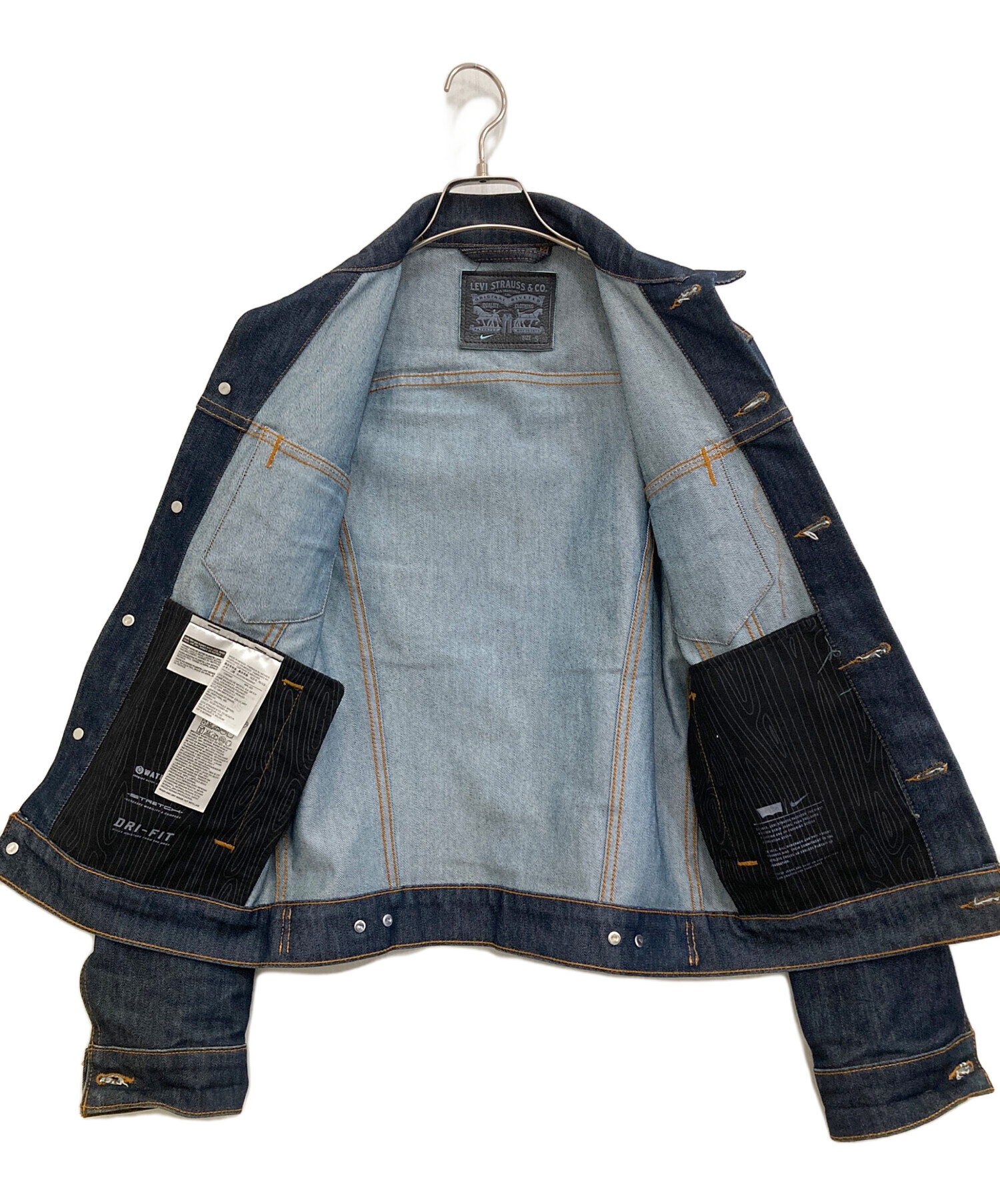 中古・古着通販】LEVI'S (リーバイス) NIKE (ナイキ) デニムジャケット