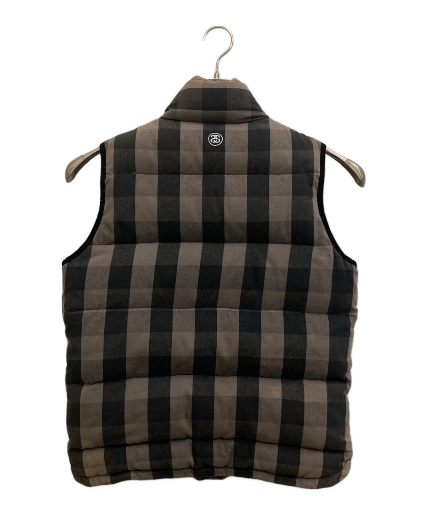 中古・古着通販】stussy (ステューシー) 刺繍ロゴダウンベスト