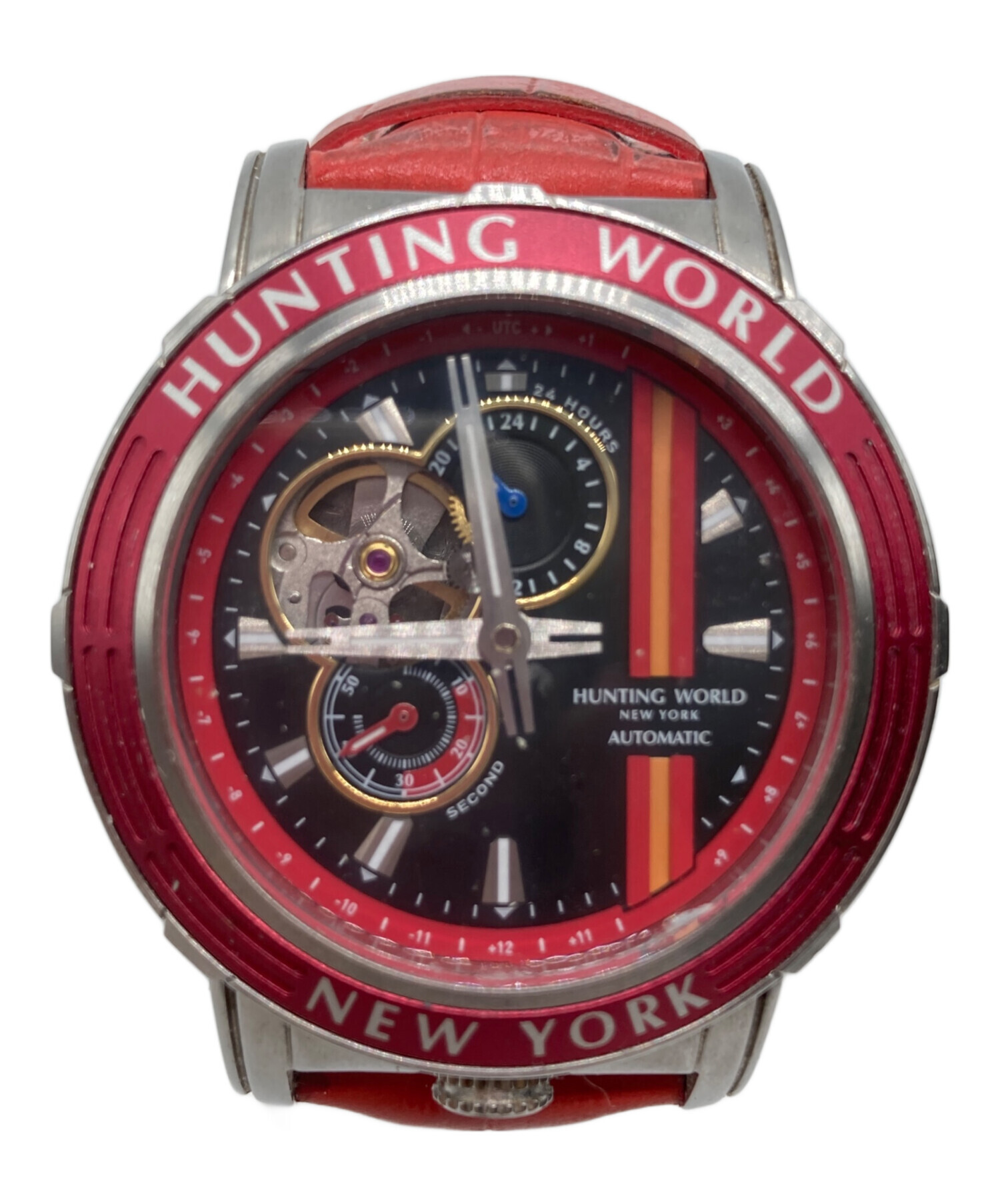 稼動品✨ハンティングワールド 腕時計 ニューヨーク クロノグラフ 中古・古着通販】HUNTING WORLD (ハンティングワールド) クロノグラフ