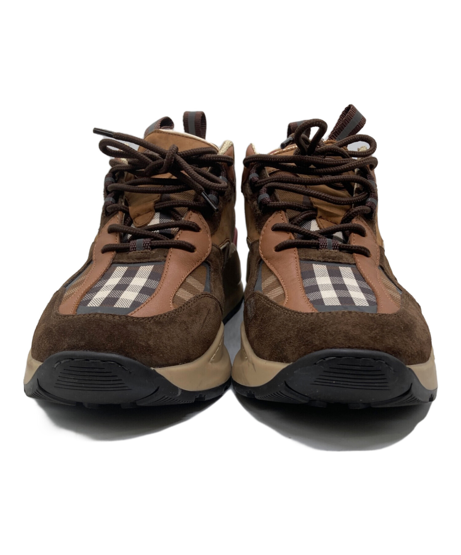 中古・古着通販】BURBERRY (バーバリー) スニーカー - Sean 2 ブラウン 