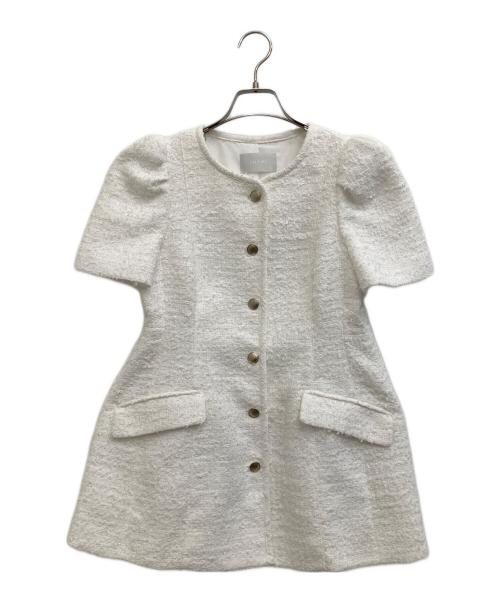 CELFORD☆ ファンシーツイードペプラムジャケット 中古・古着通販】CELFORD (セルフォード) ファンシーツイードペプラム