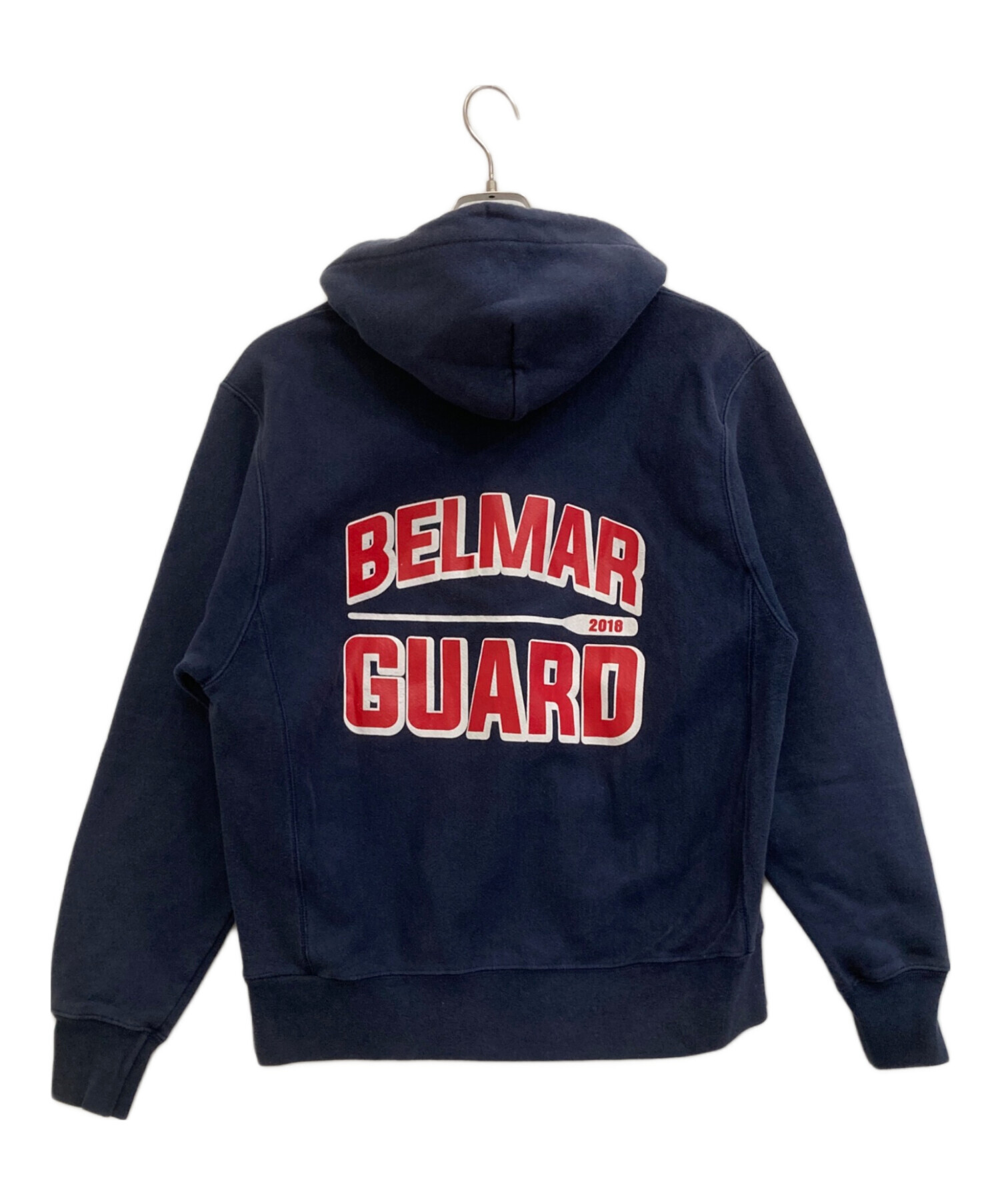 インポート古着Champion/チャンピオンカレッジロゴパーカーM ネイビー 中古・古着通販】Champion (チャンピオン) プルオーバーパーカー