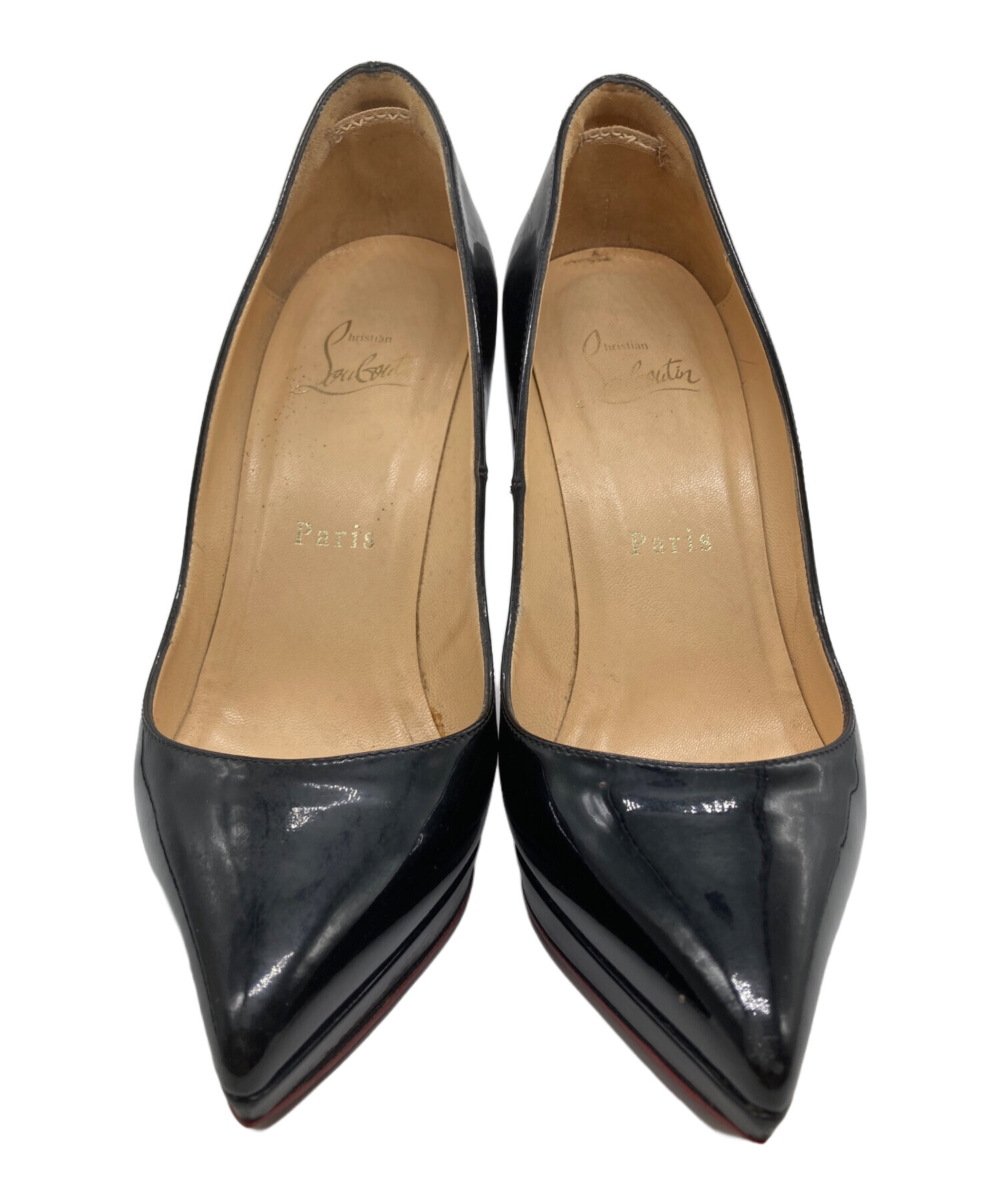 【新品未使用】Christian Louboutin エナメルパンプス 35 中古・古着通販】Christian Louboutin (クリスチャン・ルブタン