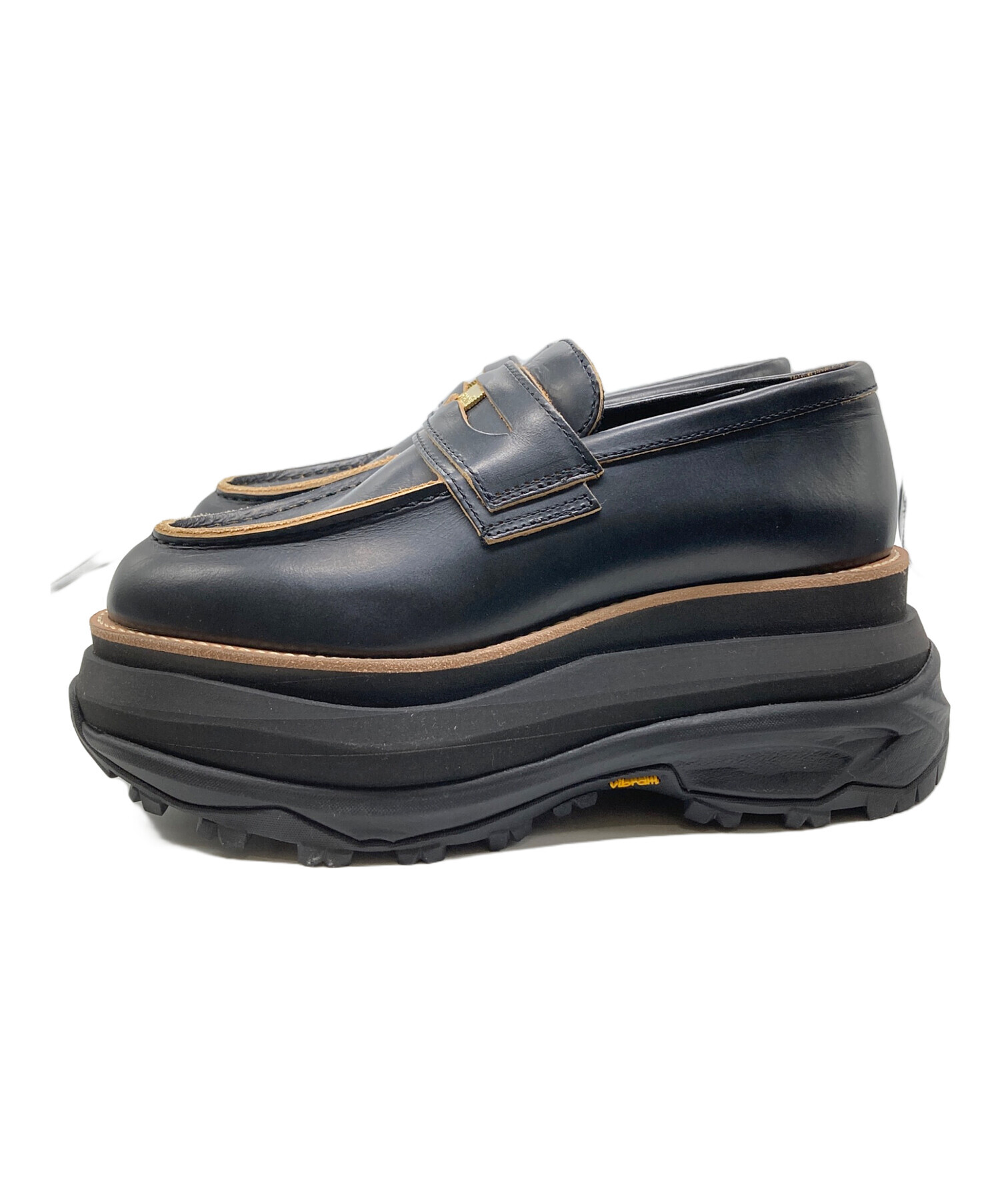 中古・古着通販】sacai (サカイ) コインローファー ブラック サイズ:36