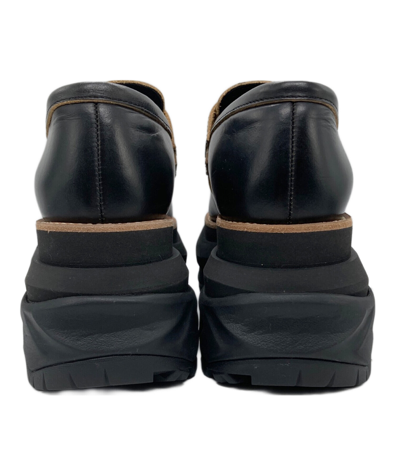 中古・古着通販】sacai (サカイ) コインローファー ブラック サイズ:36