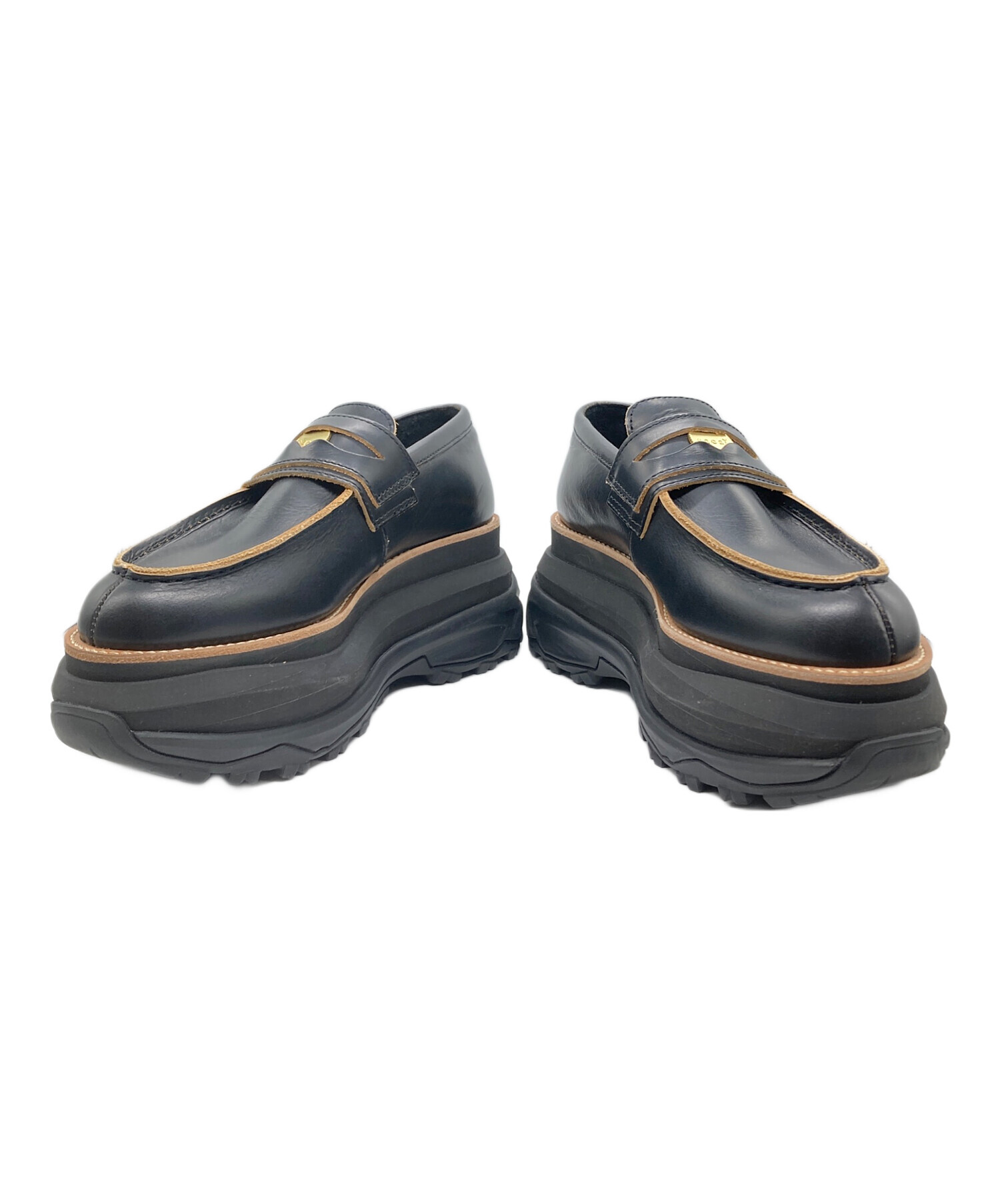 中古・古着通販】sacai (サカイ) コインローファー ブラック サイズ:36
