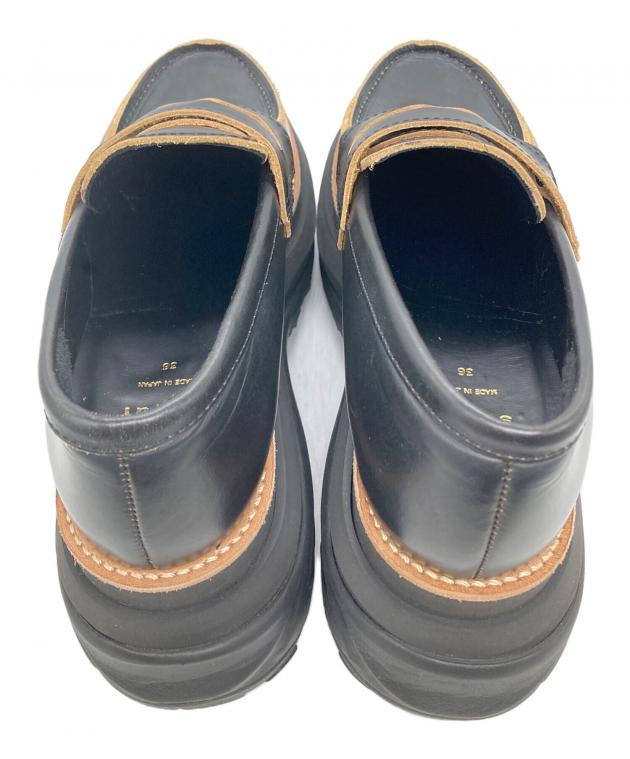 中古・古着通販】sacai (サカイ) コインローファー ブラック サイズ:36
