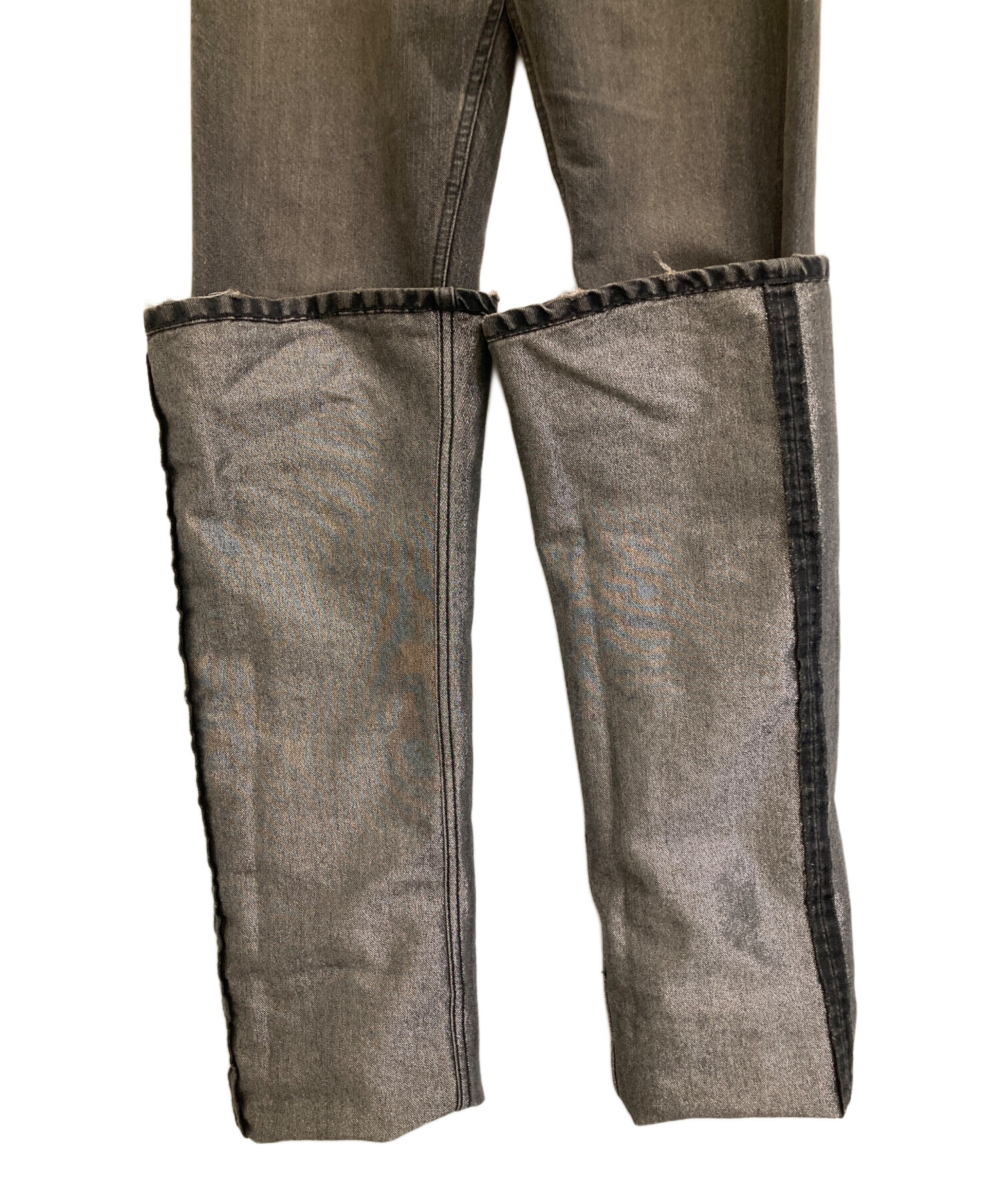 中古・古着通販】DAIRIKU (ダイリク) Super Long Lame Denim Pants 