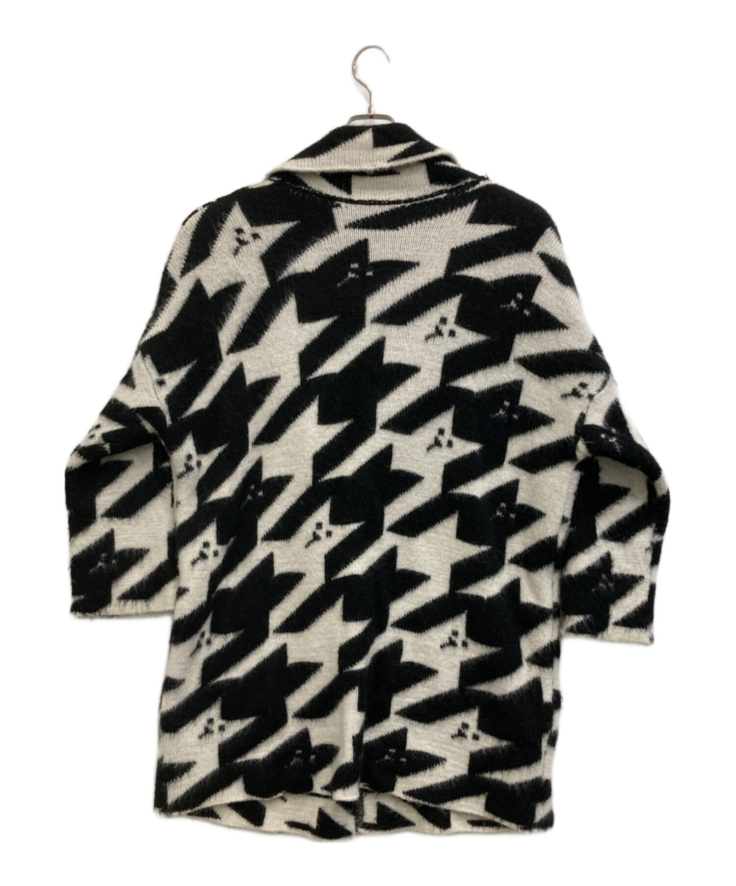 中古・古着通販】DIESEL (ディーゼル) モヘヤ混ニットコート ホワイト 