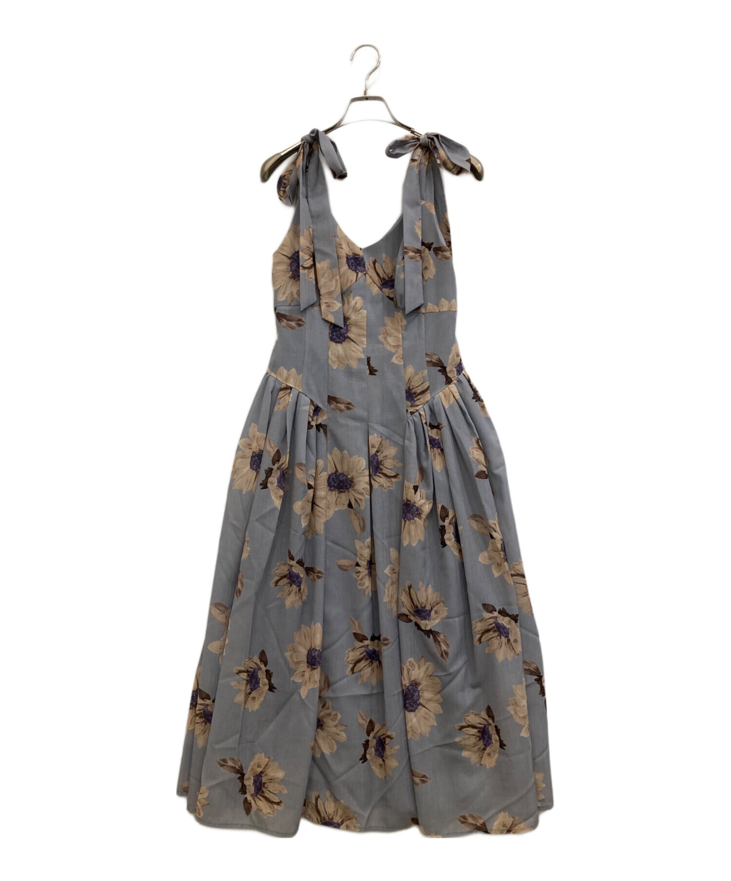 herlipto Sunflower-Printed Midi Dress 2026年最新】sunflower