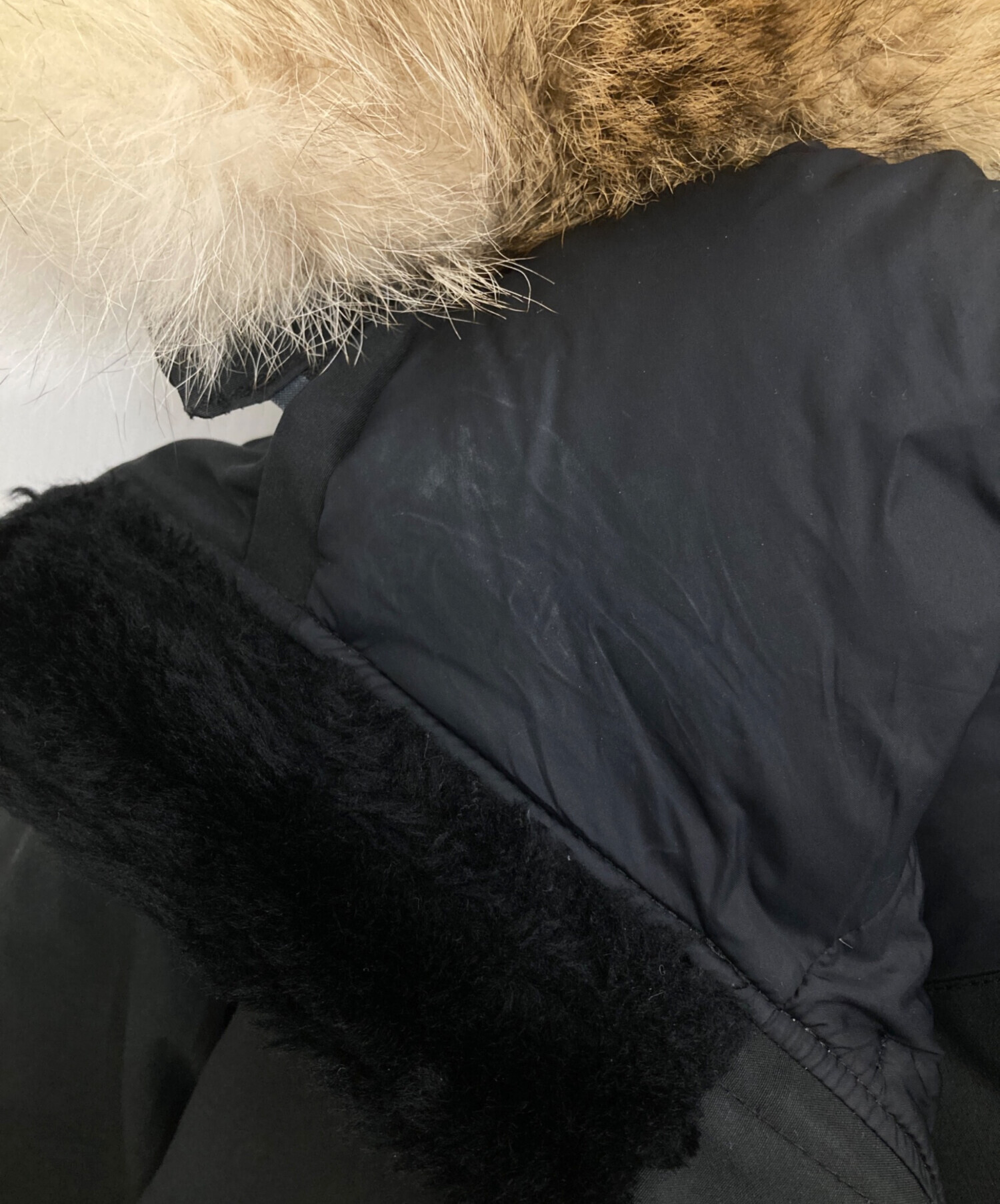 中古・古着通販】CANADA GOOSE (カナダグース) JASPER PARKA ブラック