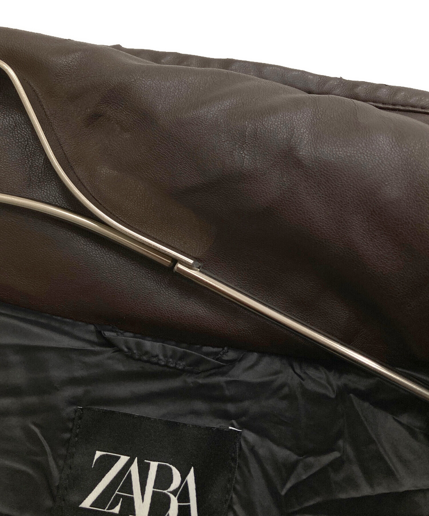 中古・古着通販】ZARA (ザラ) ダウンジャケット ブラウン サイズ:S