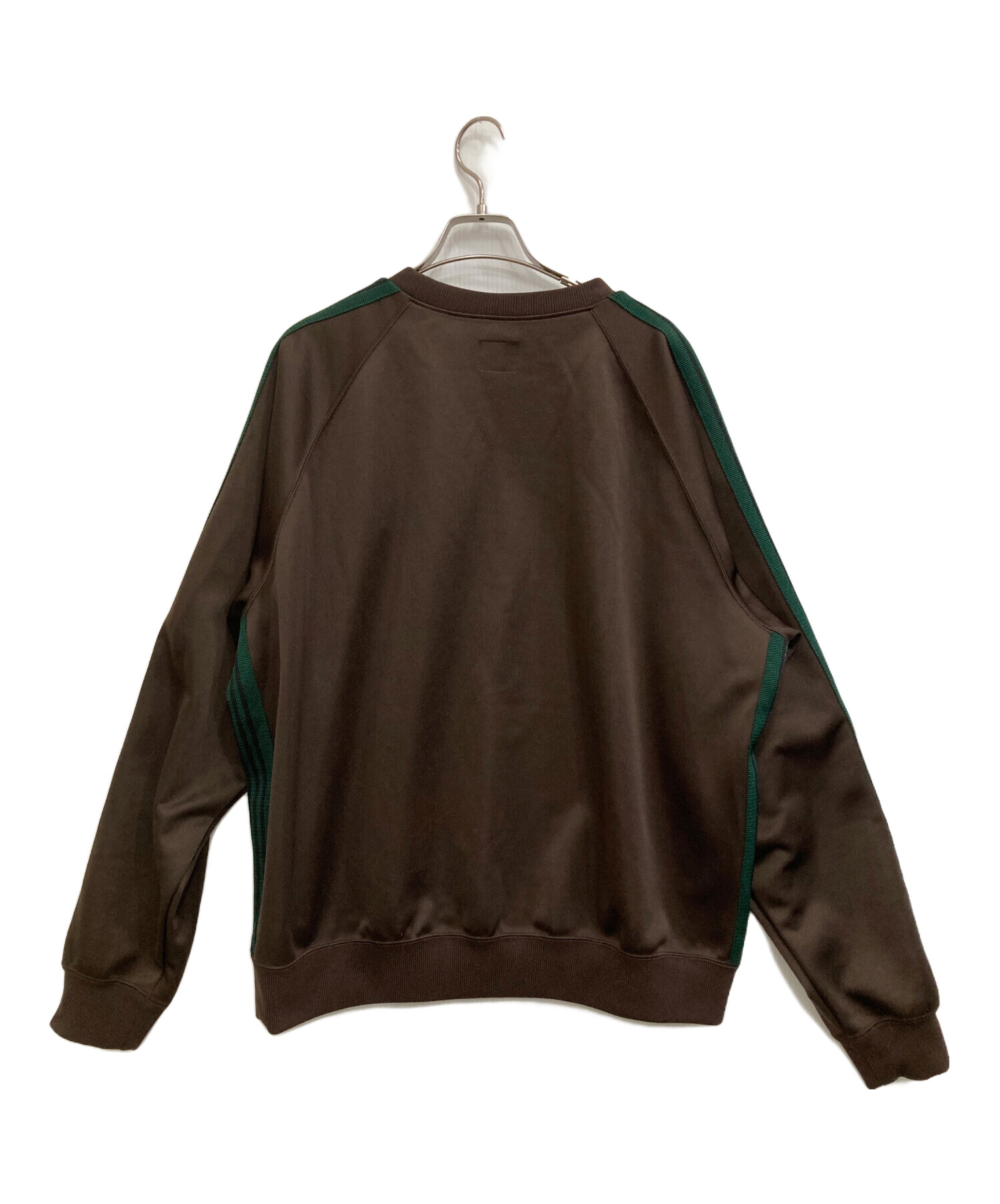 中古・古着通販】Needles (ニードルズ) Track Crew NeckShirt ブラウン