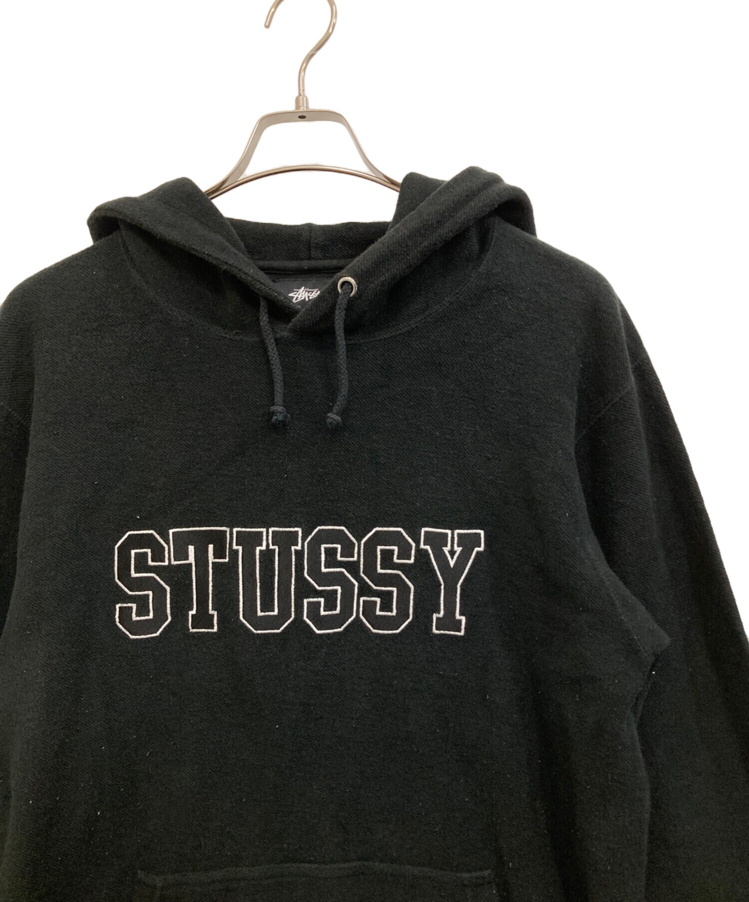 中古・古着通販】stussy (ステューシー) Applique パーカー ブラック 