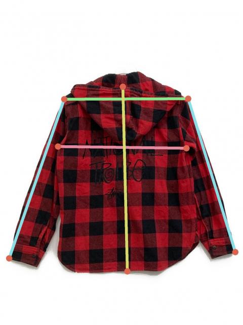 中古・古着通販】stussy (ステューシー) チェック柄ジップパーカー