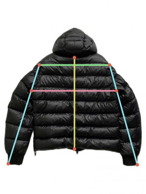 中古・古着通販】MONCLER (モンクレール) ダウンジャケット ブラック