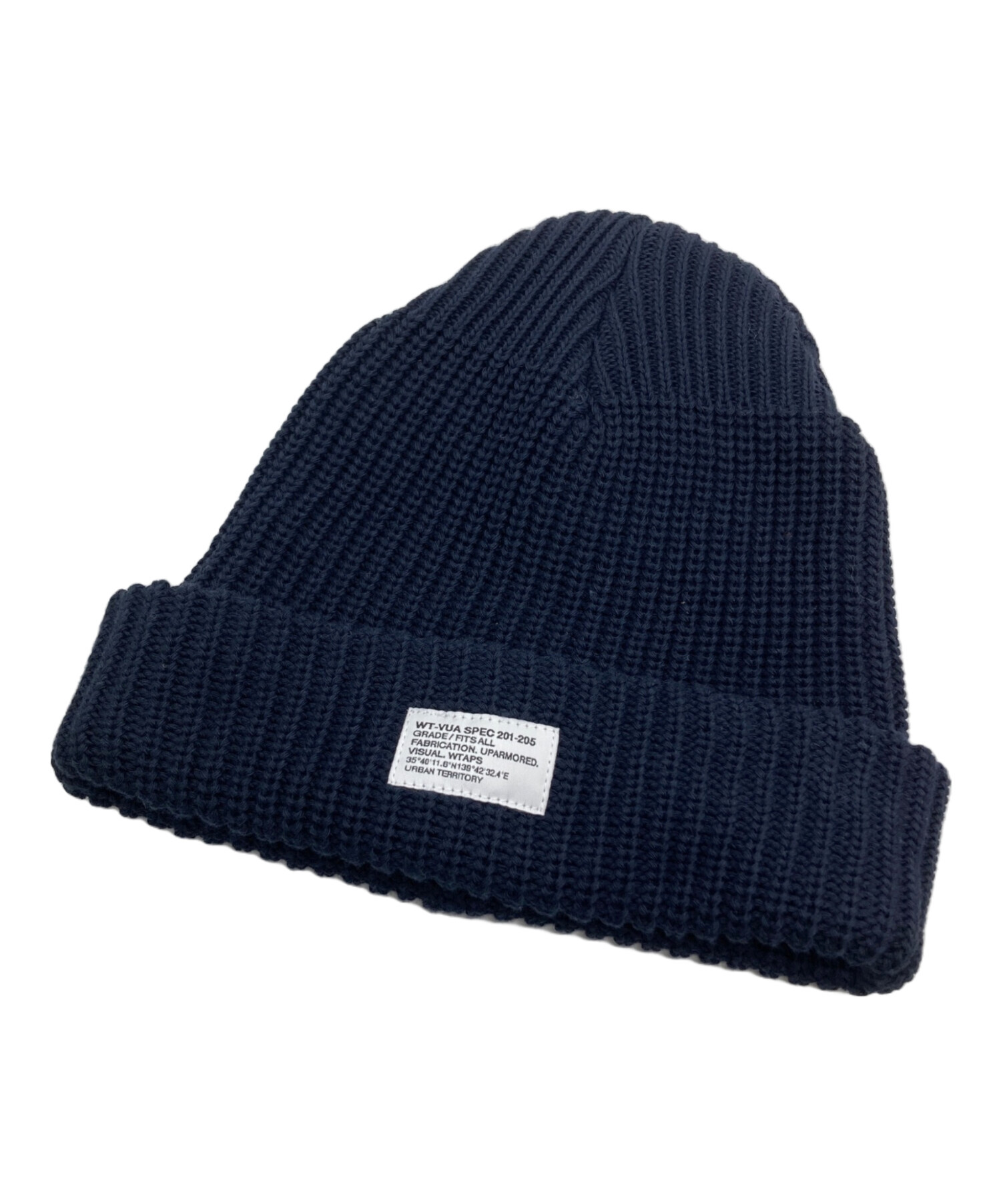中古・古着通販】WTAPS (ダブルタップス) ニット帽 ネイビー サイズ