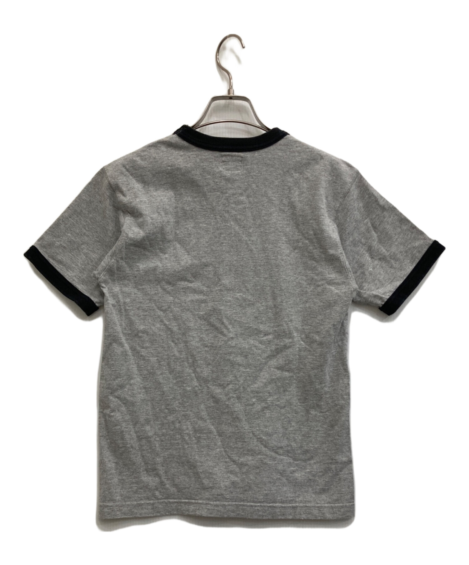 リアルマッコイズ ラグランTシャツ 染み込み 40 グレー 中古・古着通販】THE REAL McCOY'S (ザ・リアルマッコイズ) リンガーT