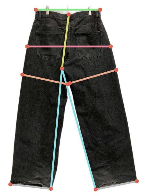 中古・古着通販】Vaporize (ヴェイパライズ) Monroe Denim Pants