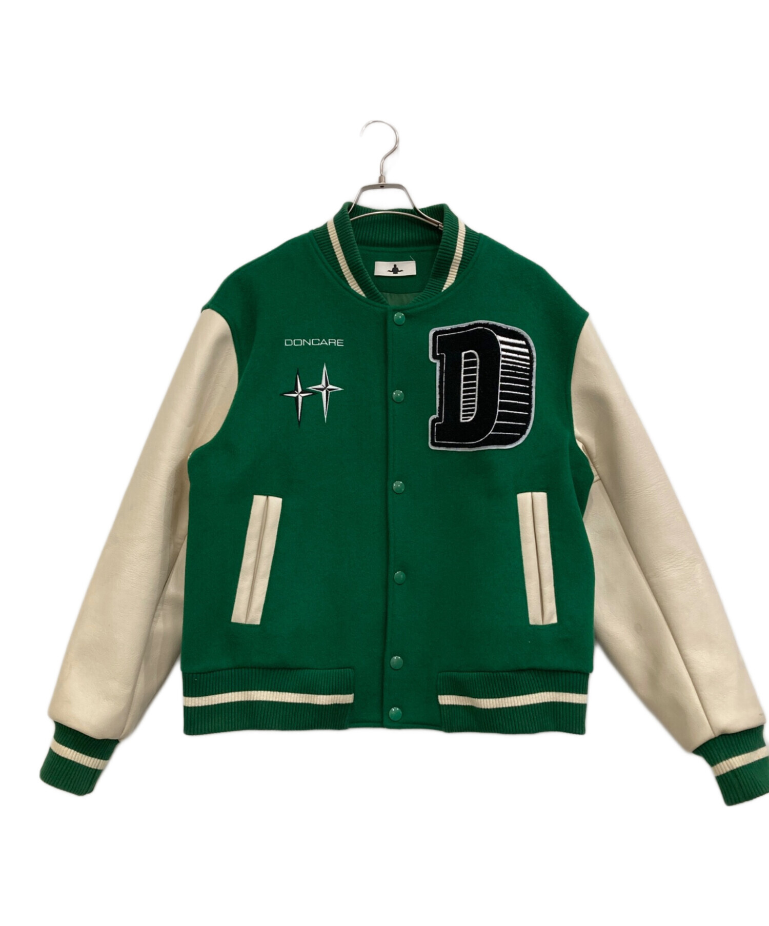 中古・古着通販】DONCARE (ドンケア) スタジャン グリーン サイズ 