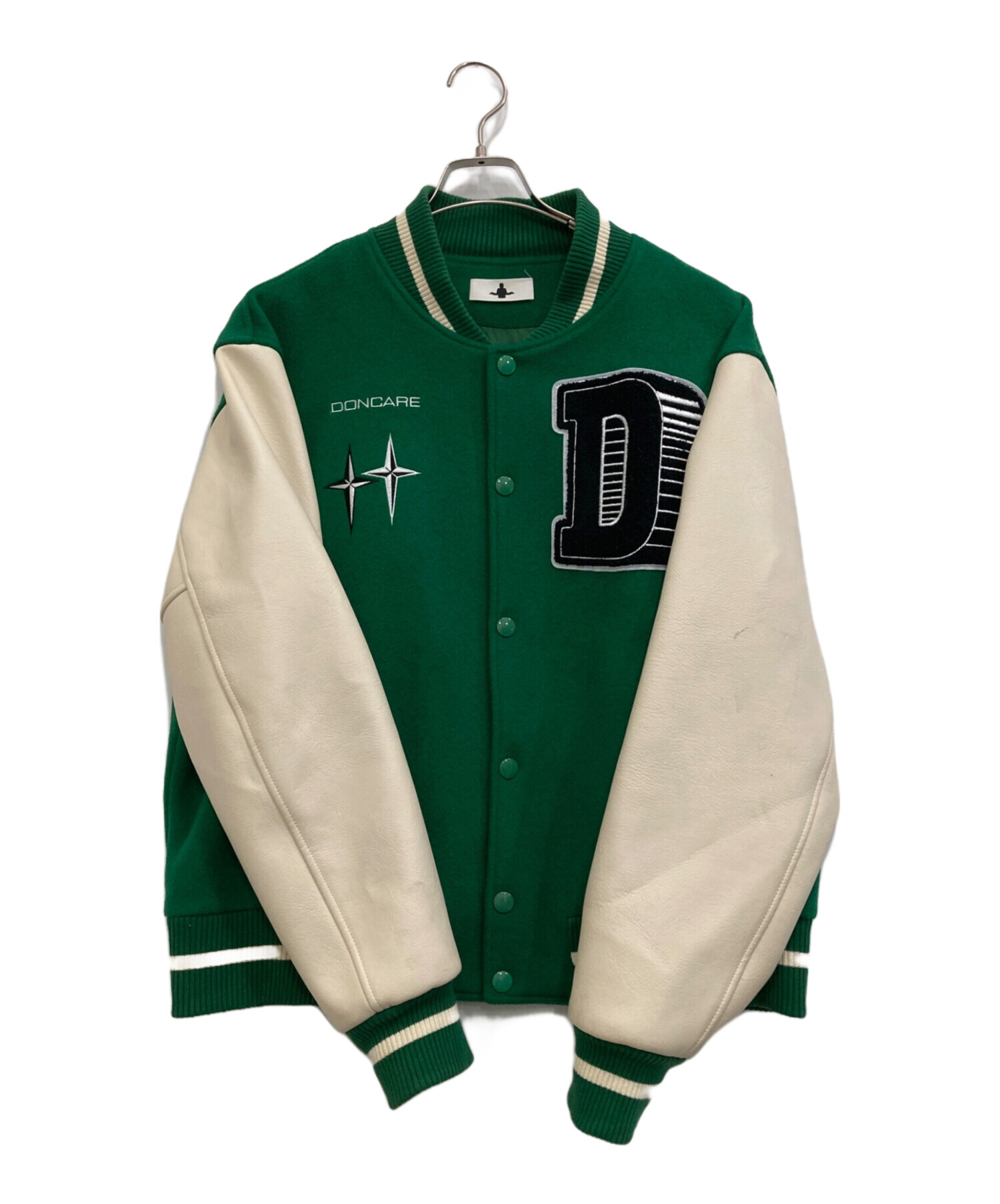 中古・古着通販】DONCARE (ドンケア) スタジャン グリーン サイズ 