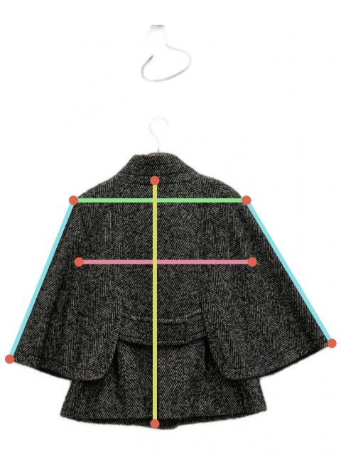 中古・古着通販】VIVIENNE TAM (ヴィヴィアンタム) ポンチョジャケット