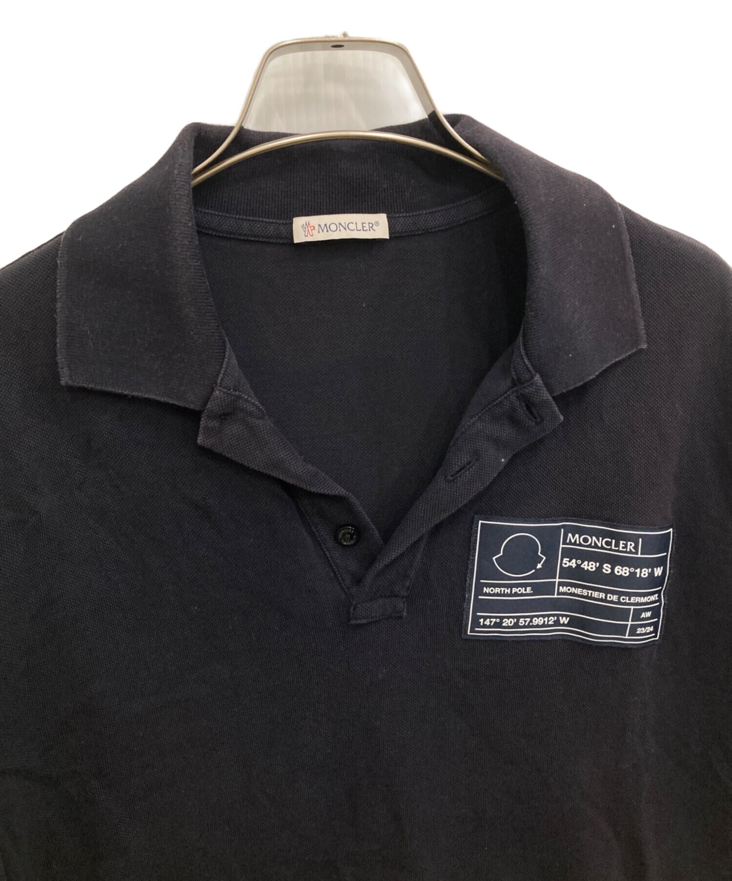 中古・古着通販】MONCLER (モンクレール) SS POLO ネイビー サイズ:M