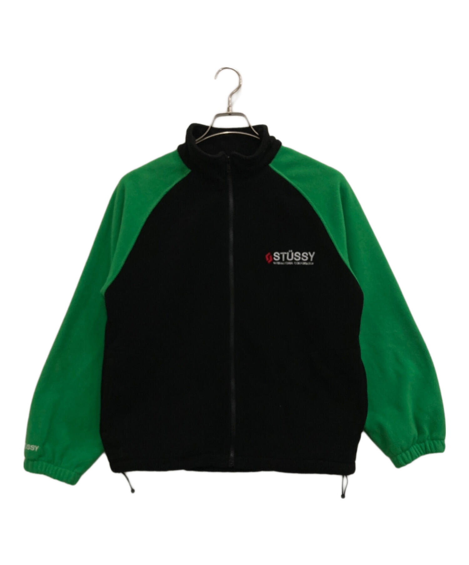 中古・古着通販】stussy (ステューシー) フリースジャケット グリーン 