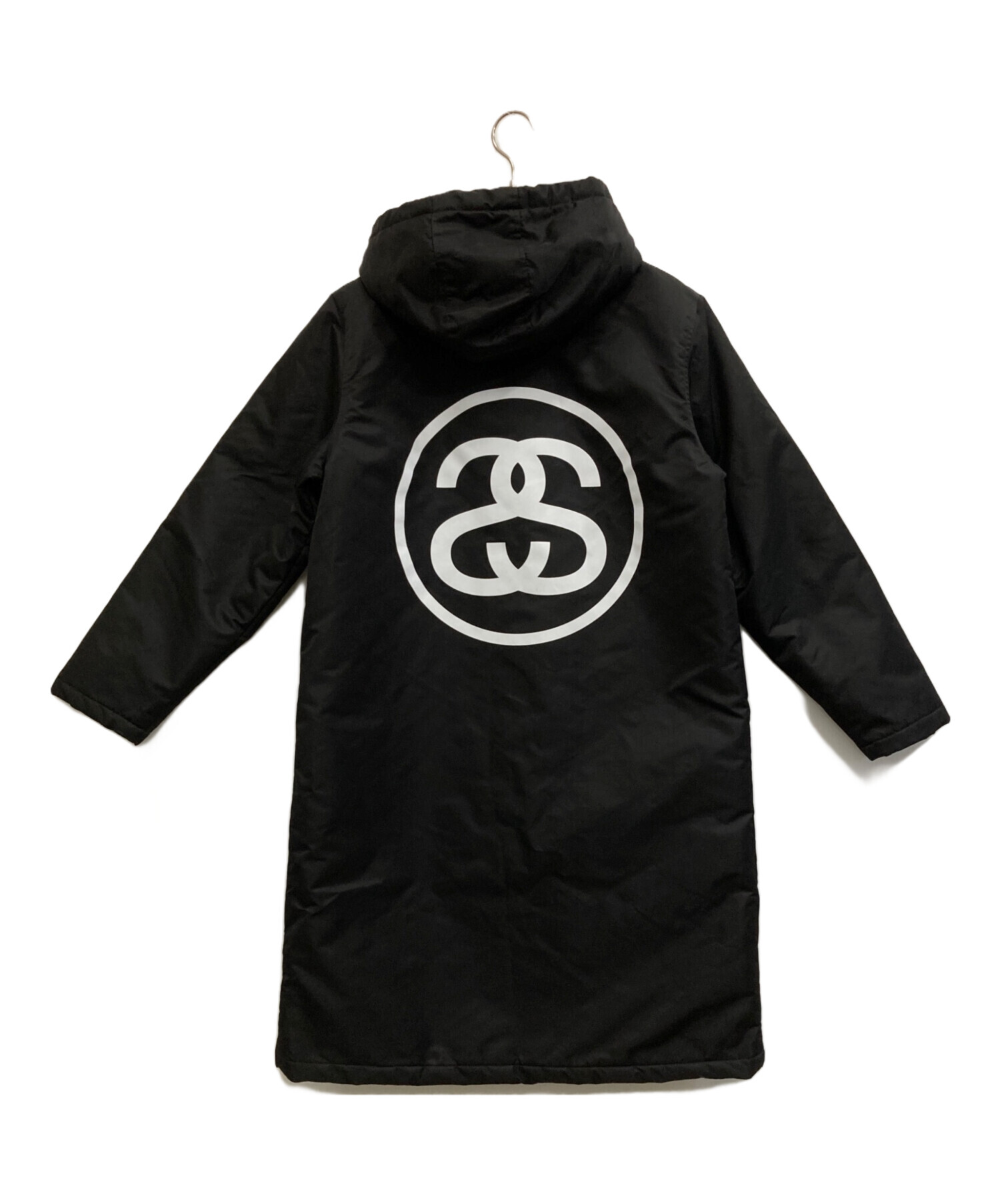 中古・古着通販】stussy (ステューシー) ベンチコート ブラック サイズ