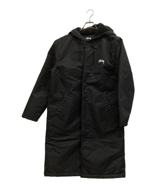 中古・古着通販】stussy (ステューシー) ベンチコート ブラック サイズ
