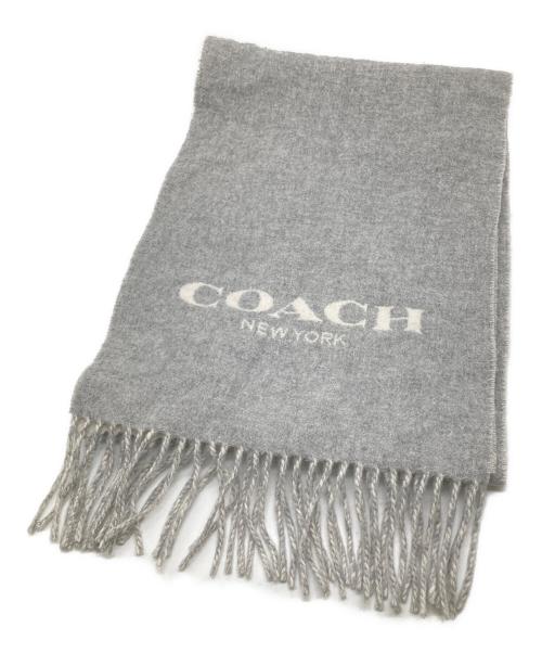 COACH マフラー グレー 中古 中古・古着通販】COACH (コーチ) マフラー グレー｜ブランド・古着通販