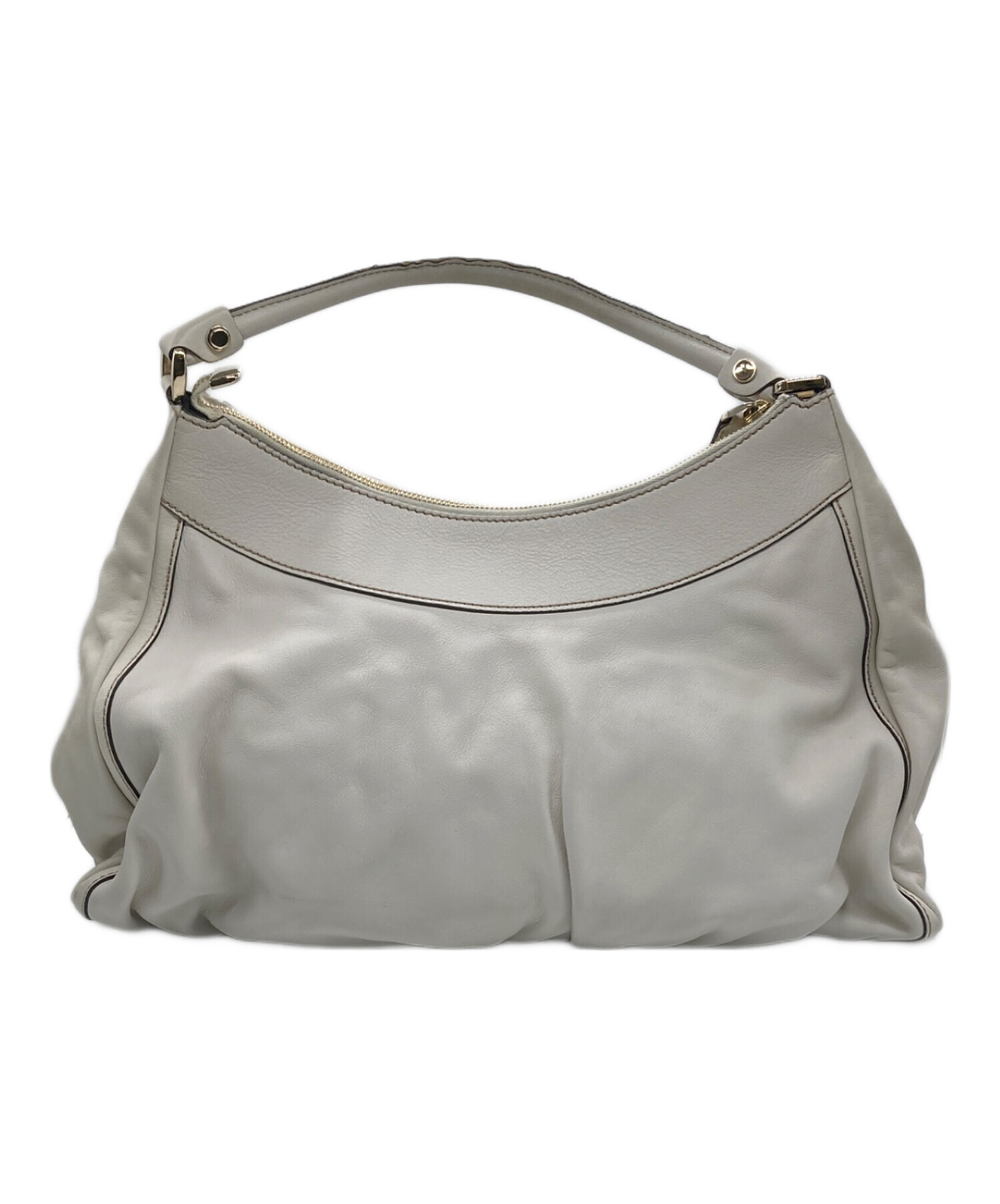 中古・古着通販】GUCCI (グッチ) ワンショルダーバッグ ホワイト 