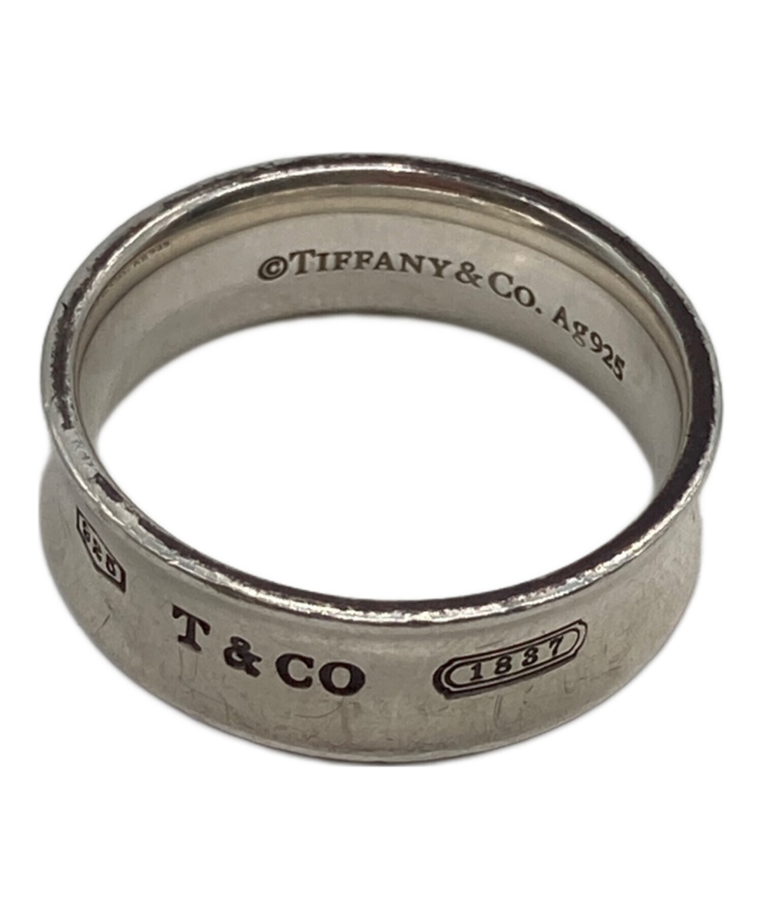 ティファニー Tiffany & Co ティファニー ナローリング 7.5号 1837