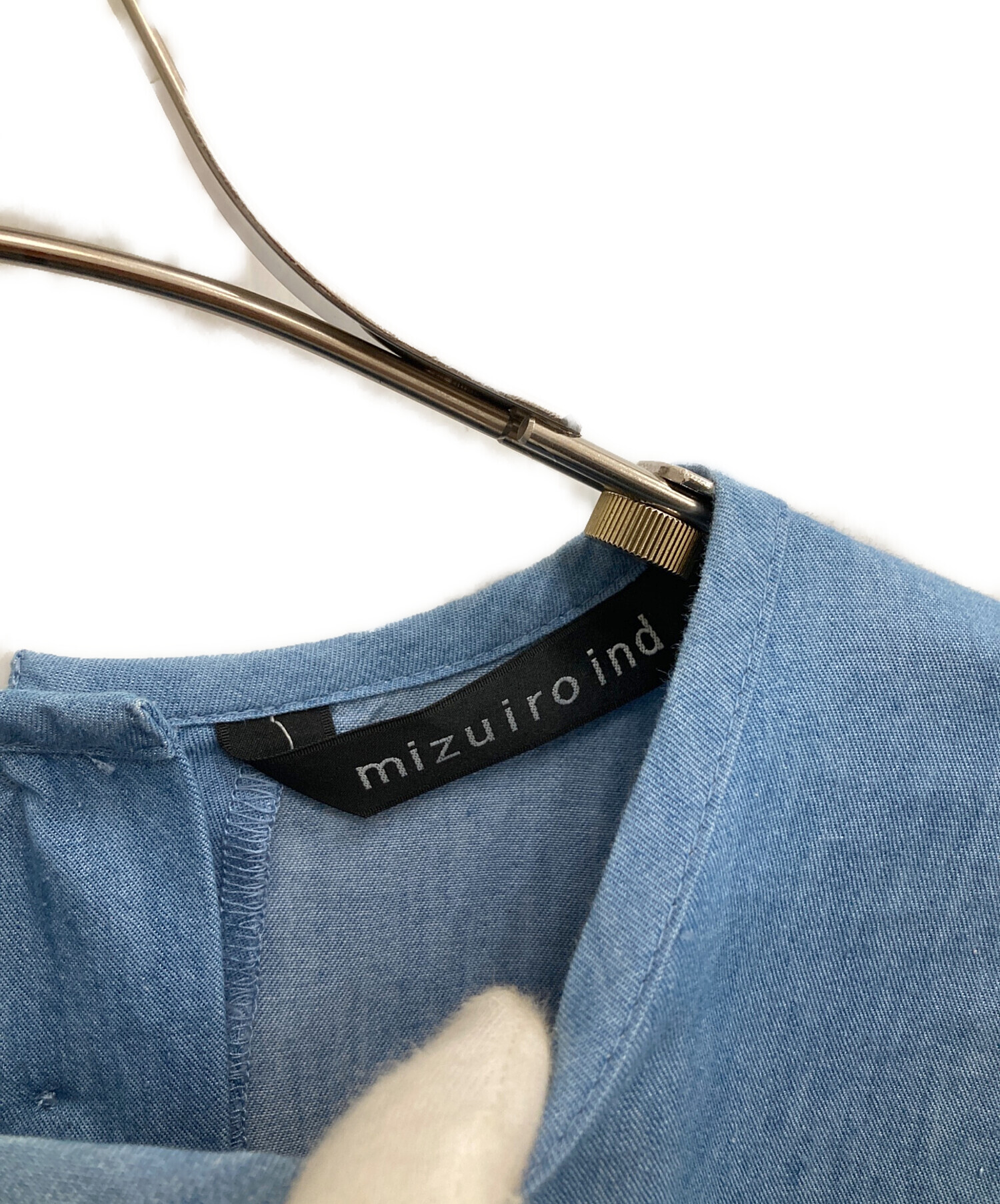 中古・古着通販】mizuiro-ind (ミズイロインド) コットンデニム 