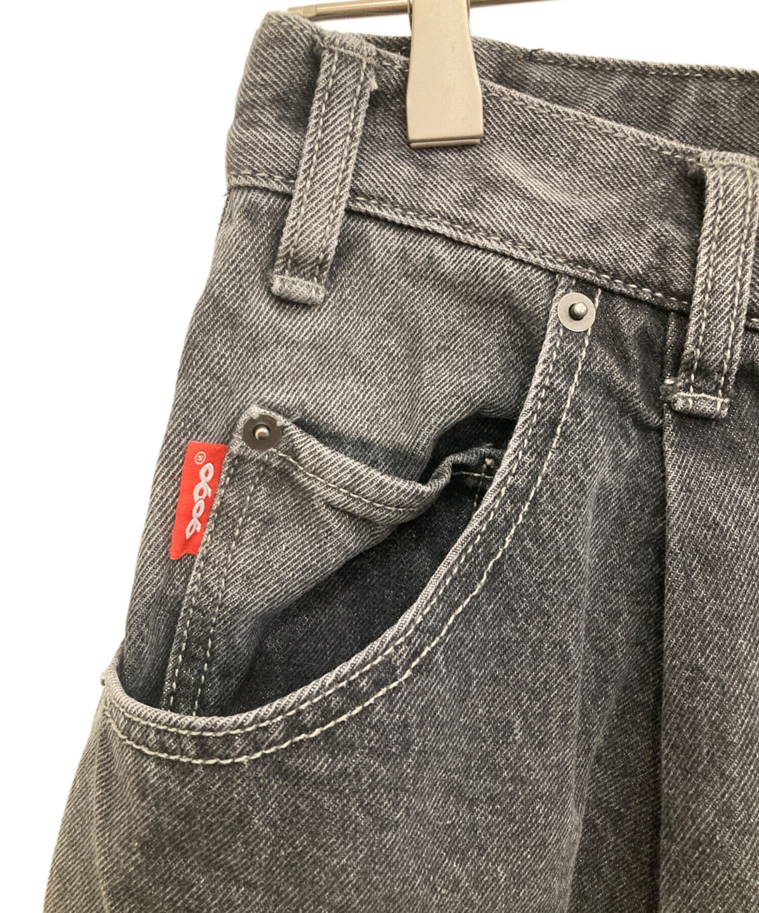 中古・古着通販】9090 (9090) King Logo Vintage Like Denim ブラック
