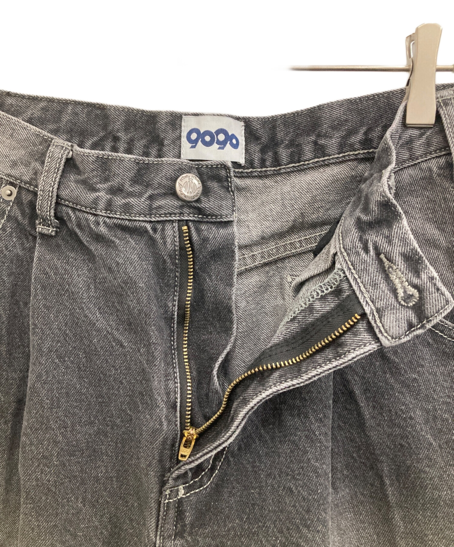 中古・古着通販】9090 (9090) King Logo Vintage Like Denim ブラック