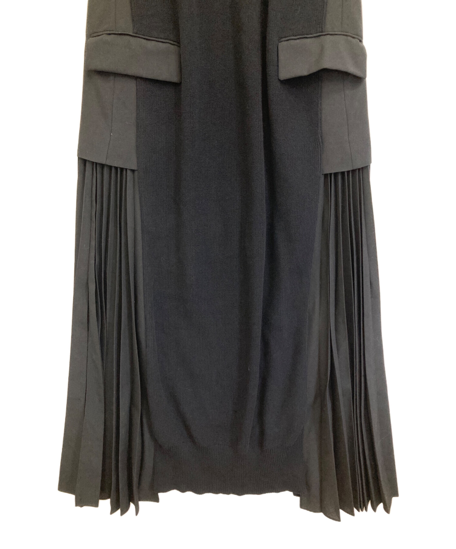 中古・古着通販】sacai (サカイ) ニットドッキングノースリーブ