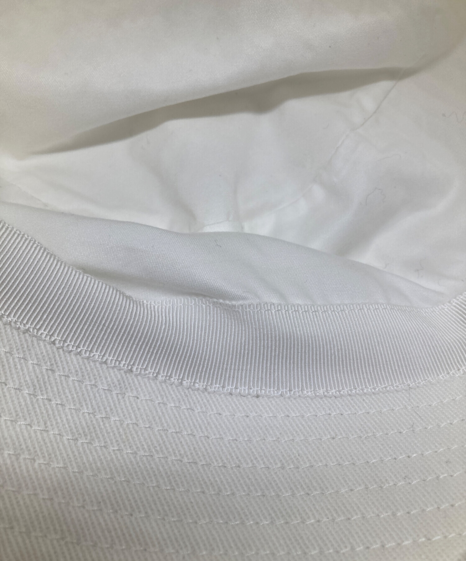 中古・古着通販】PRADA (プラダ) バケットハット ホワイト サイズ:S